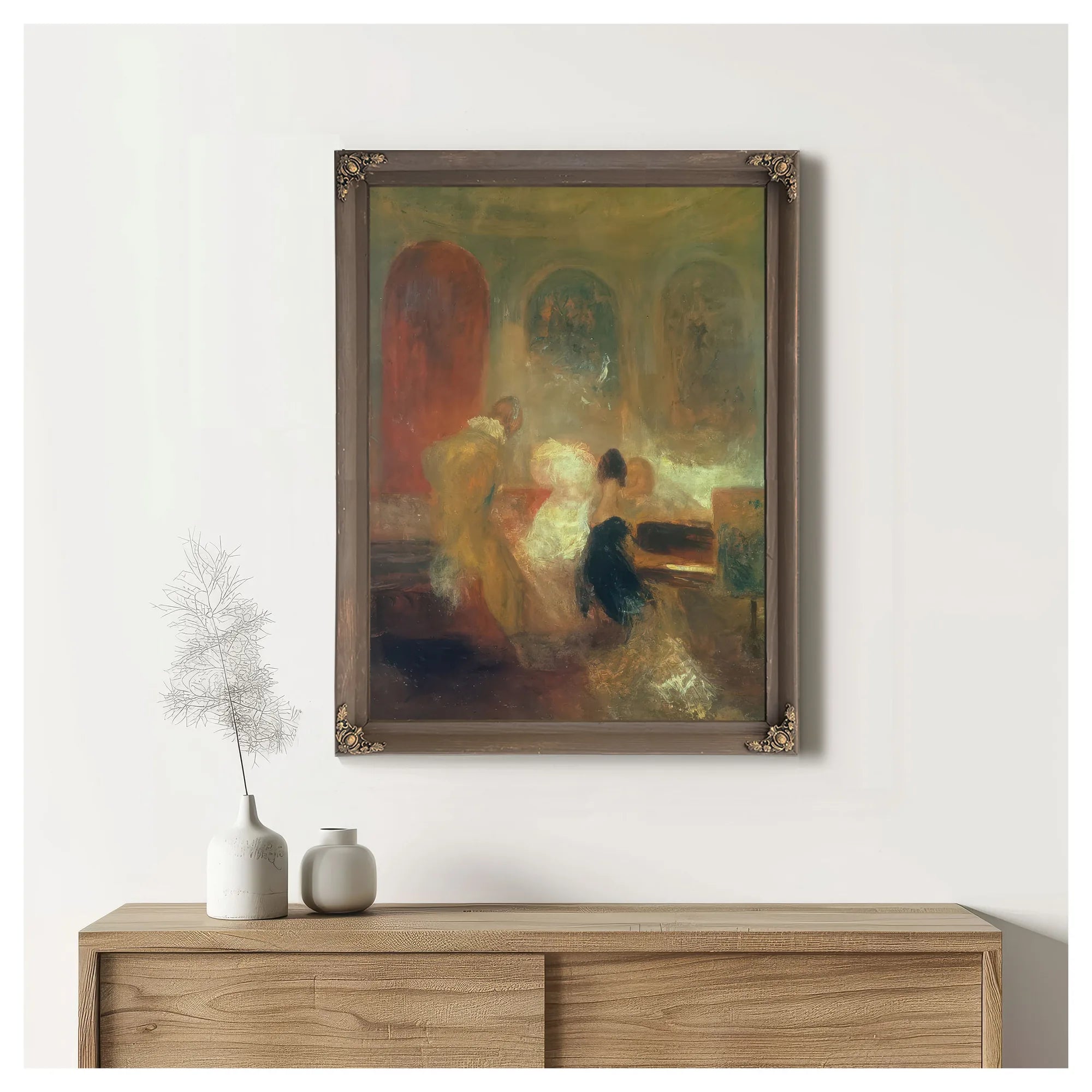 Music Party East Cowes Castle By Jwm Turner Fine Art Print