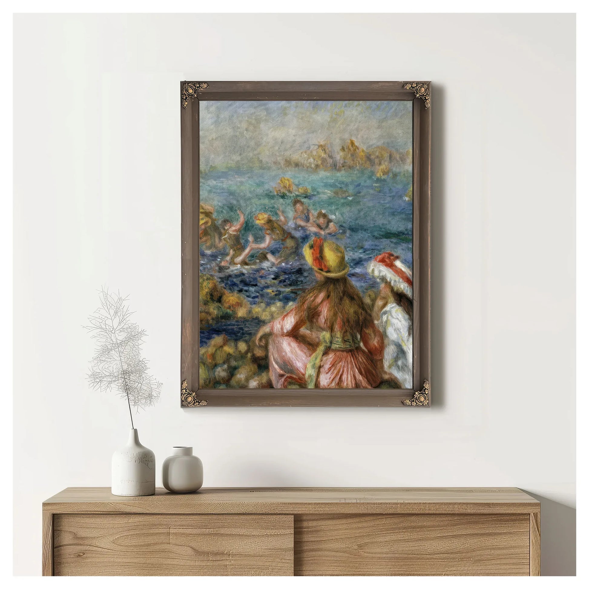 The Bathers By Pierre Auguste Renoir Fine Art Print