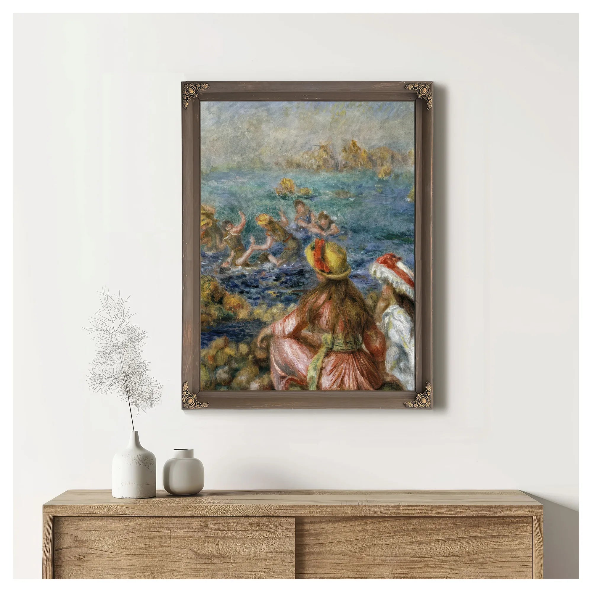 The Bathers By Pierre Auguste Renoir Fine Art Print