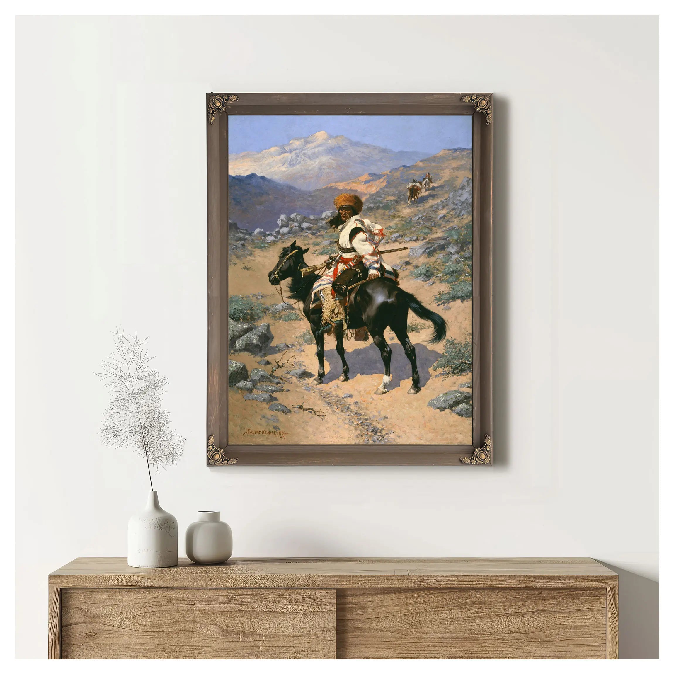 An Indian Trapper by Frederic Remington