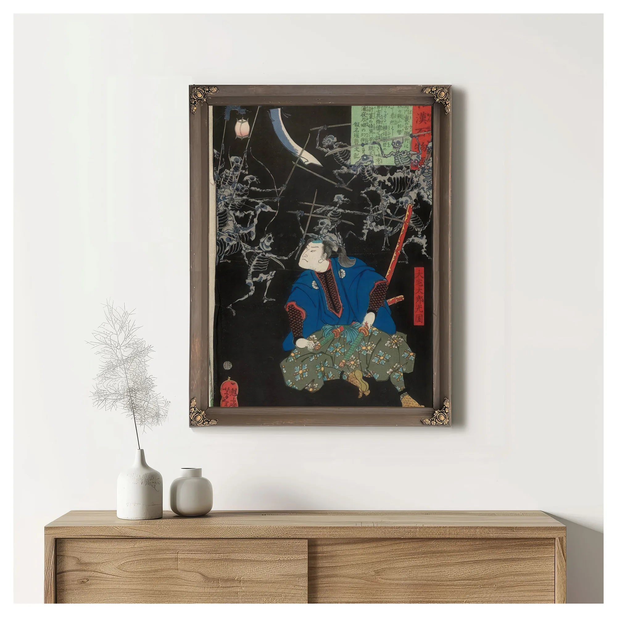 Oya Taro Mitsukuni 1865 Munseum Of Fine Arts Boston 11 39842 By Tsukioka Yoshitoshi Fine Art Print