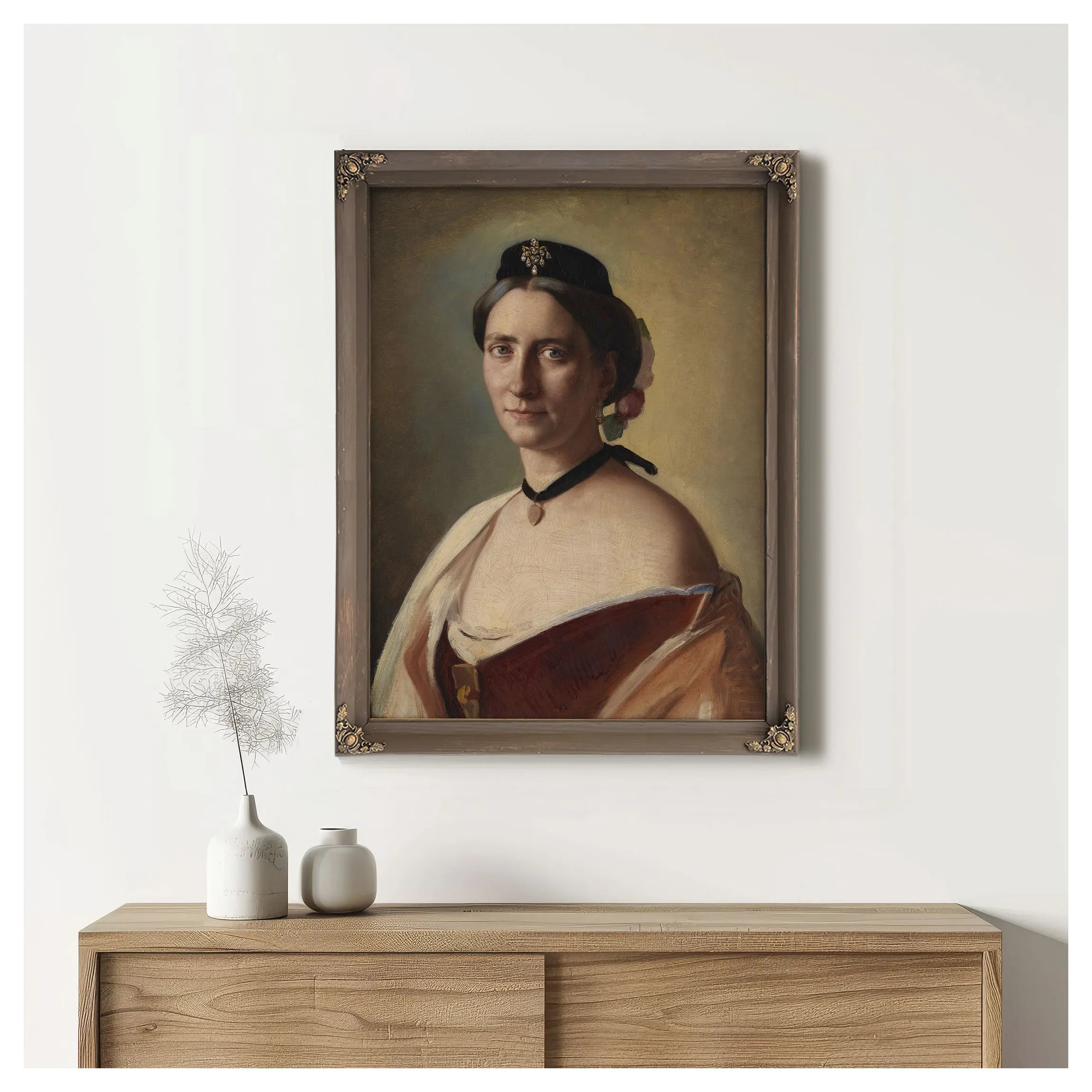 The Artists Wife Mrs Alma Bloch Nee Trepka by Carl Bloch
