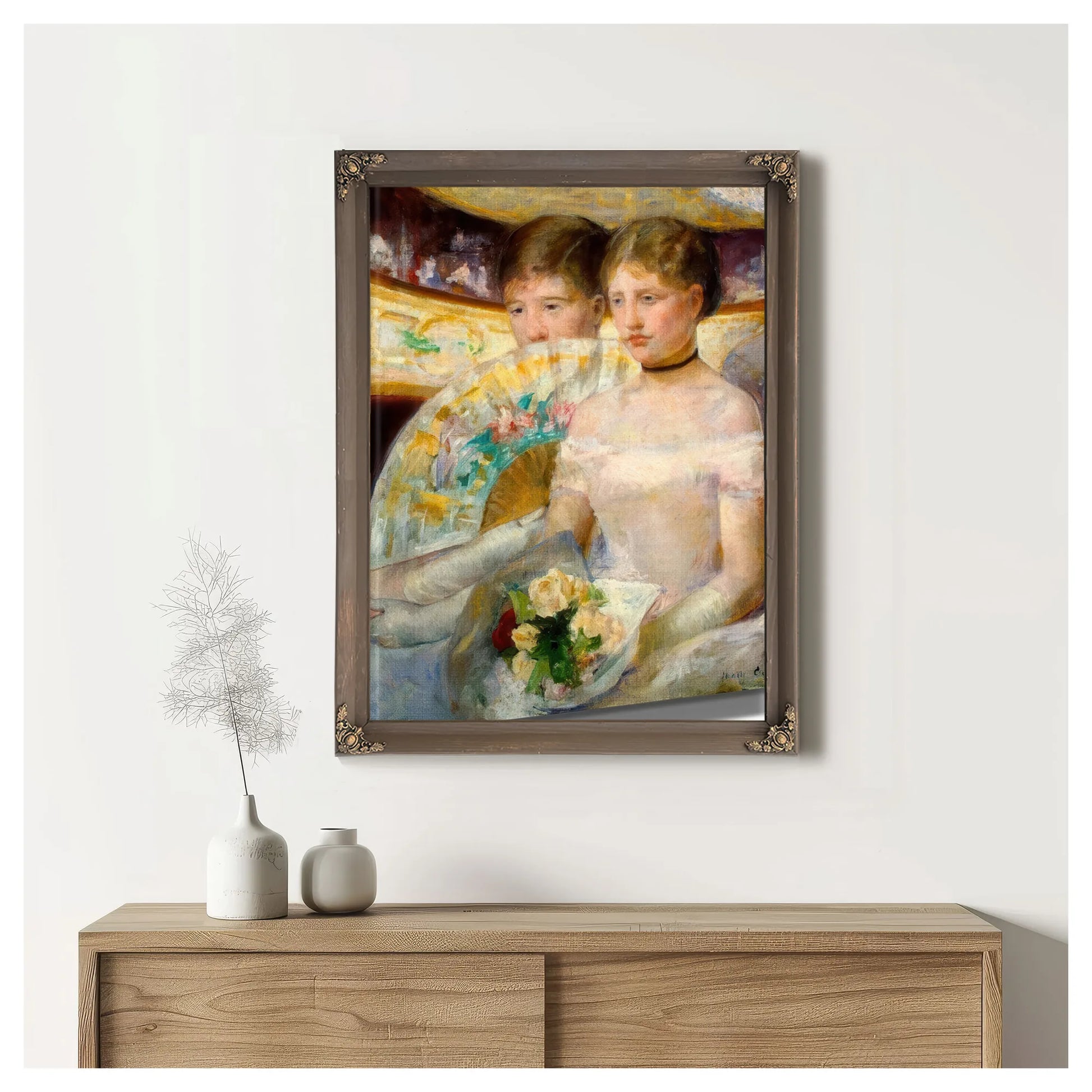 The Loge By Mary Cassatt Fine Art Print