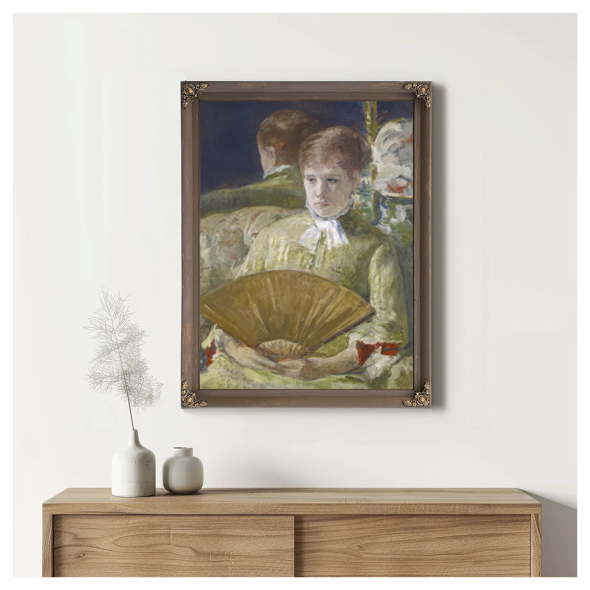 Miss Mary Ellison By Mary Cassatt Fine Art Print