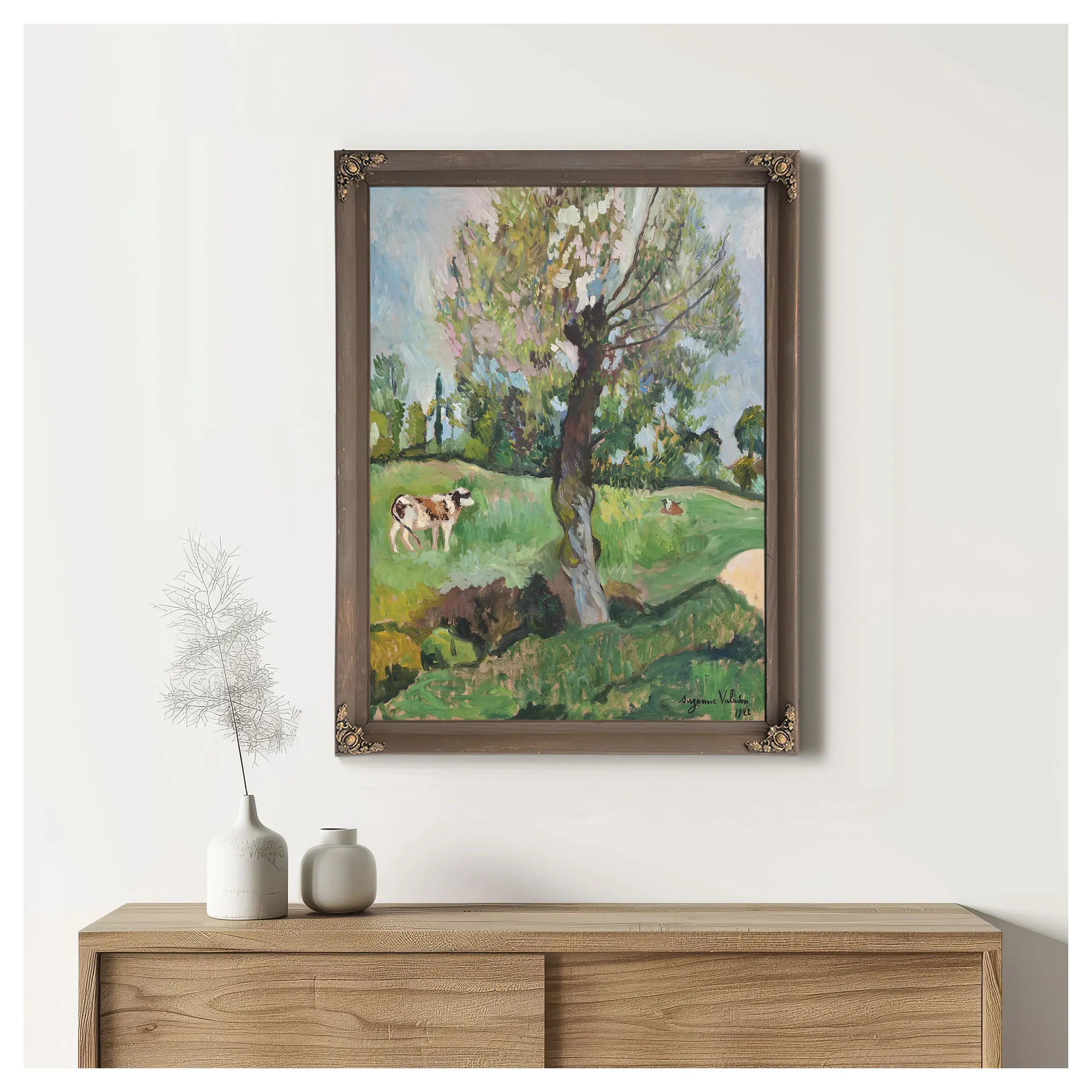 L Aulne Dans La Prairie by Suzanne Valadon