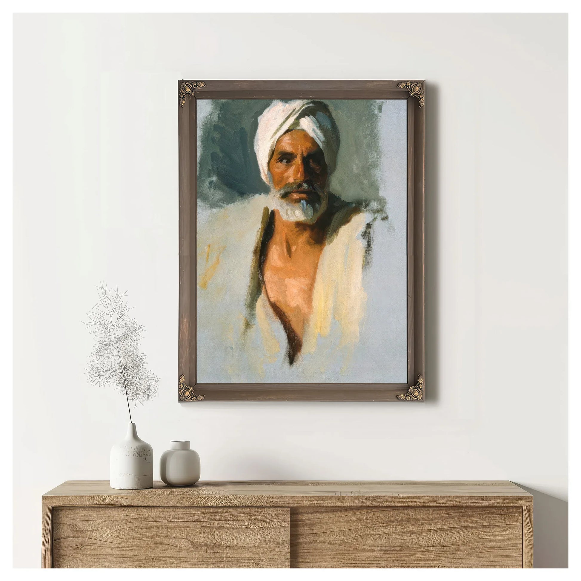 Head Of An Arab By John Singer Sargent Fine Art Print