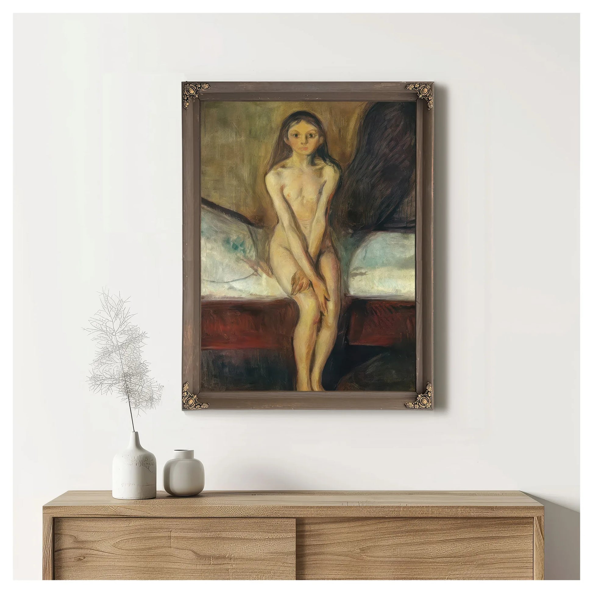 Puberty 1894 By Edvard Munch Fine Art Print
