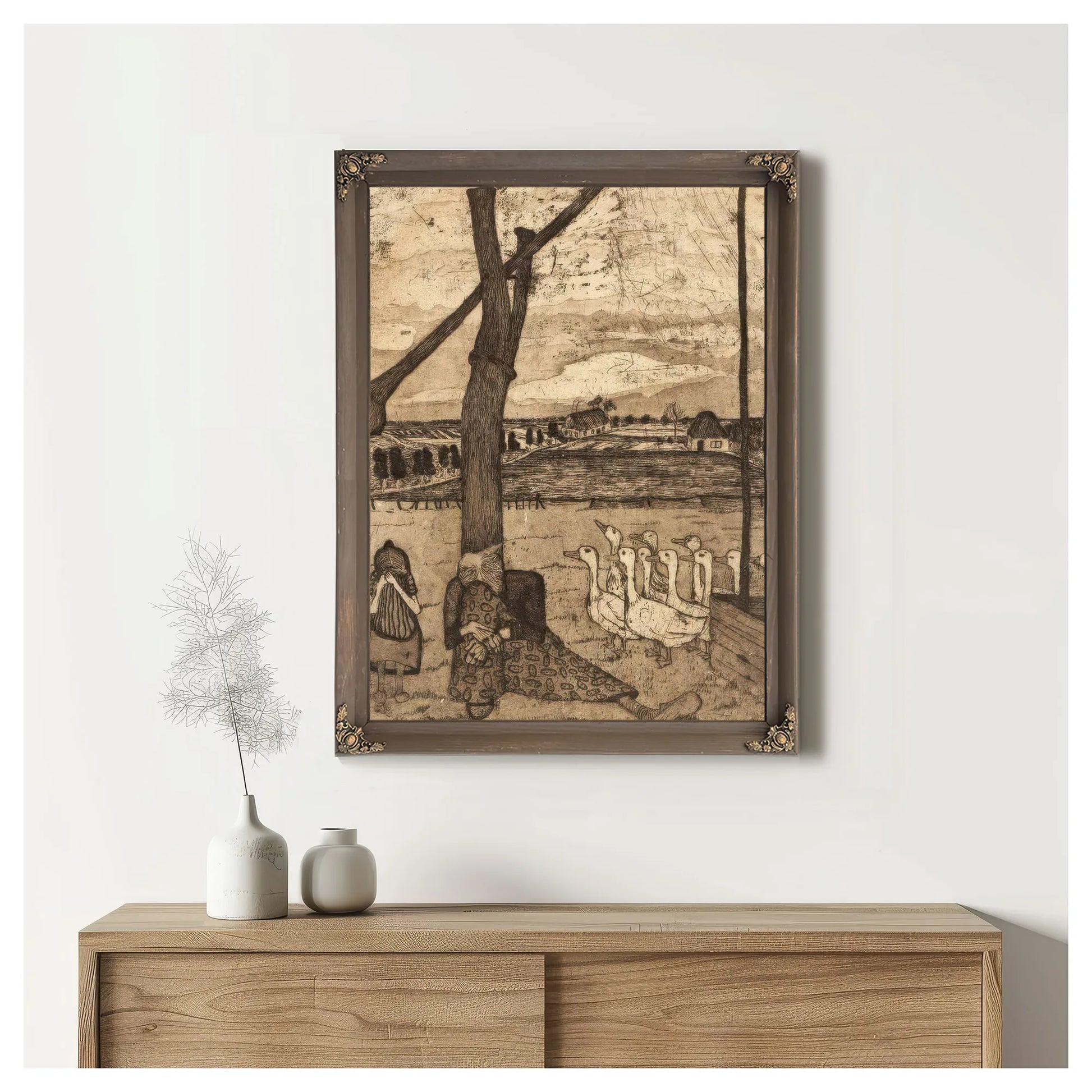 The Goose Girl By Paula Modersohn Becker Fine Art Print