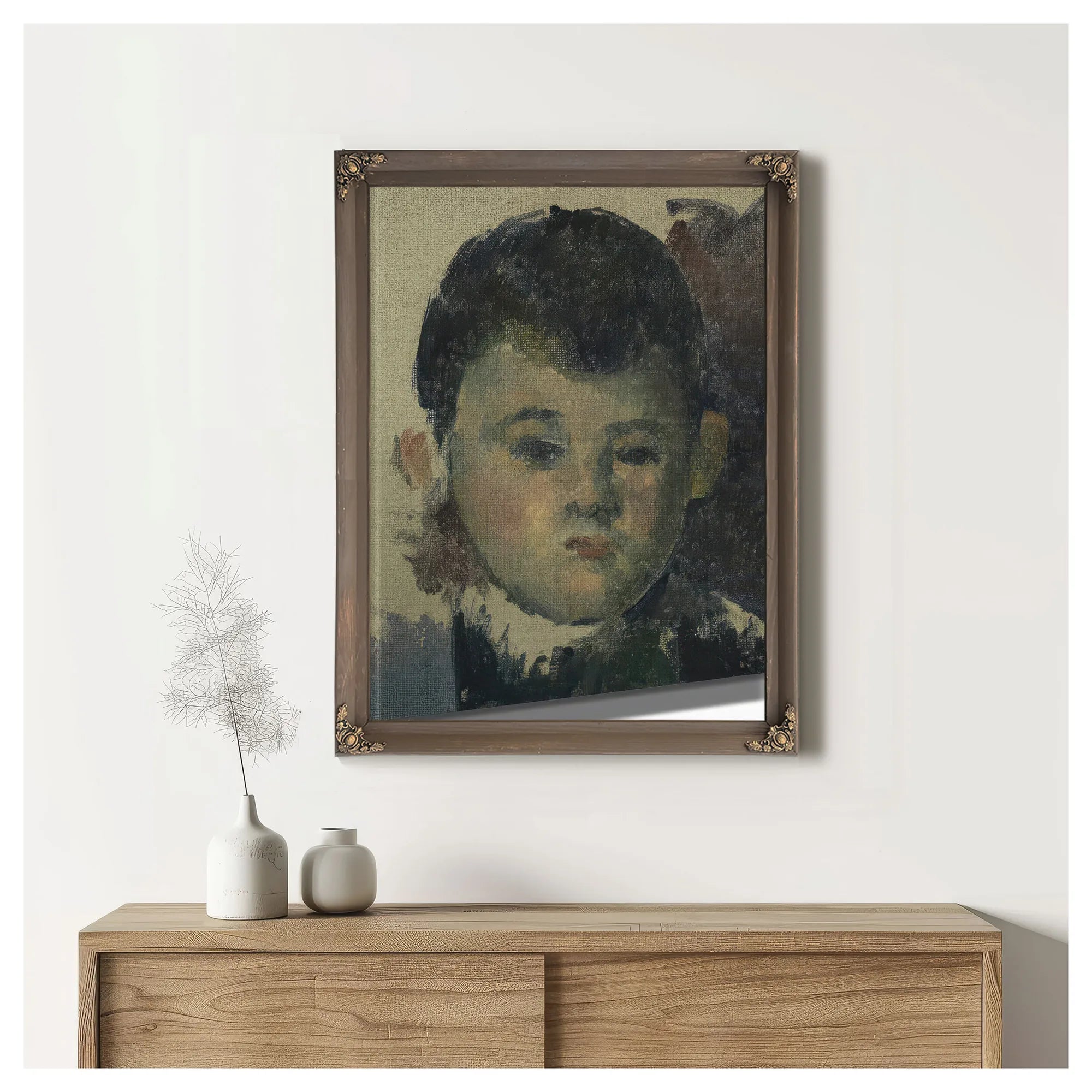 Portrait Of Paul, The Artist's Son (Portrait De Paul, Fils De L'artiste) By Paul Cezanne Fine Art Print