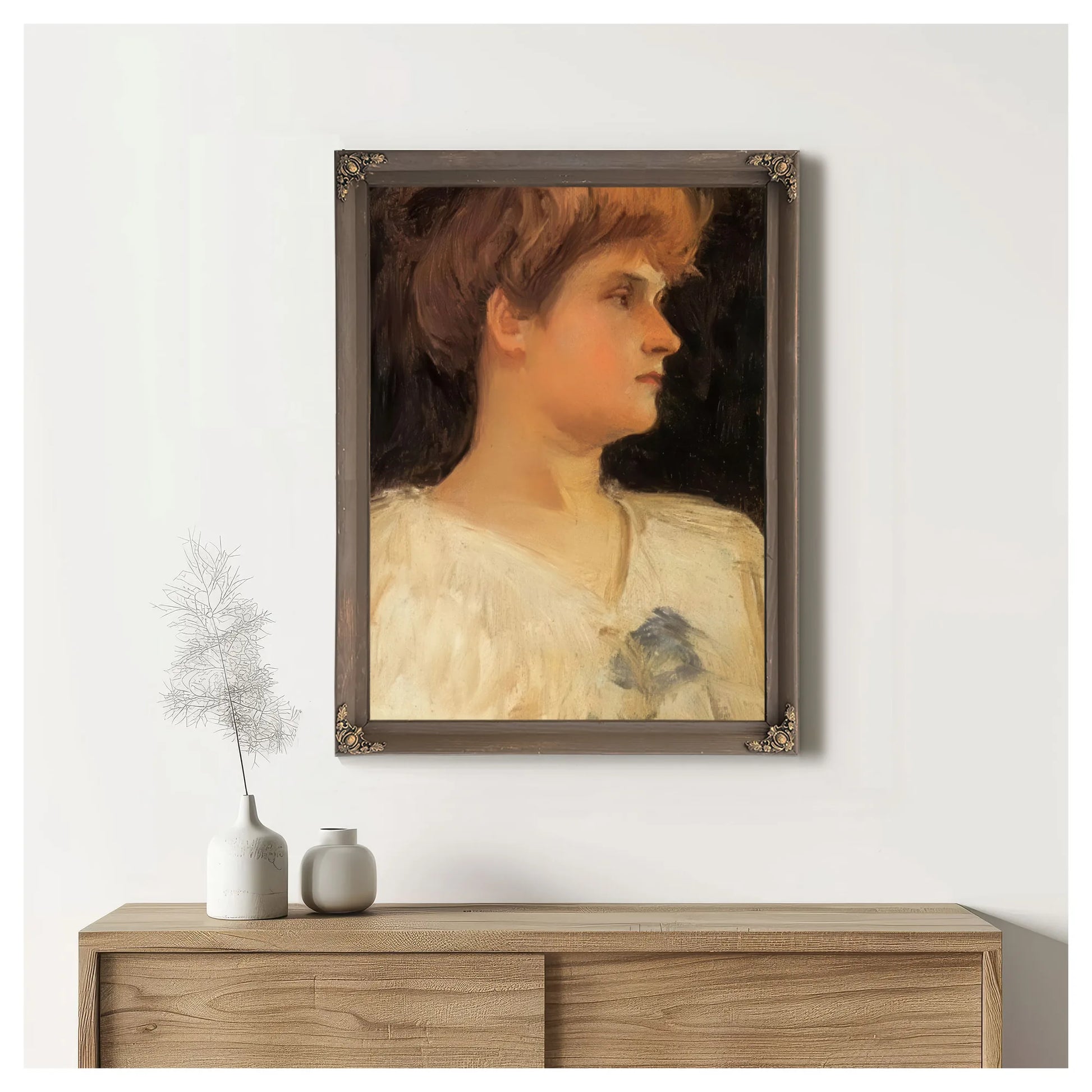 Mrs Arther Kensworthy By John Waterhouse Fine Art Print