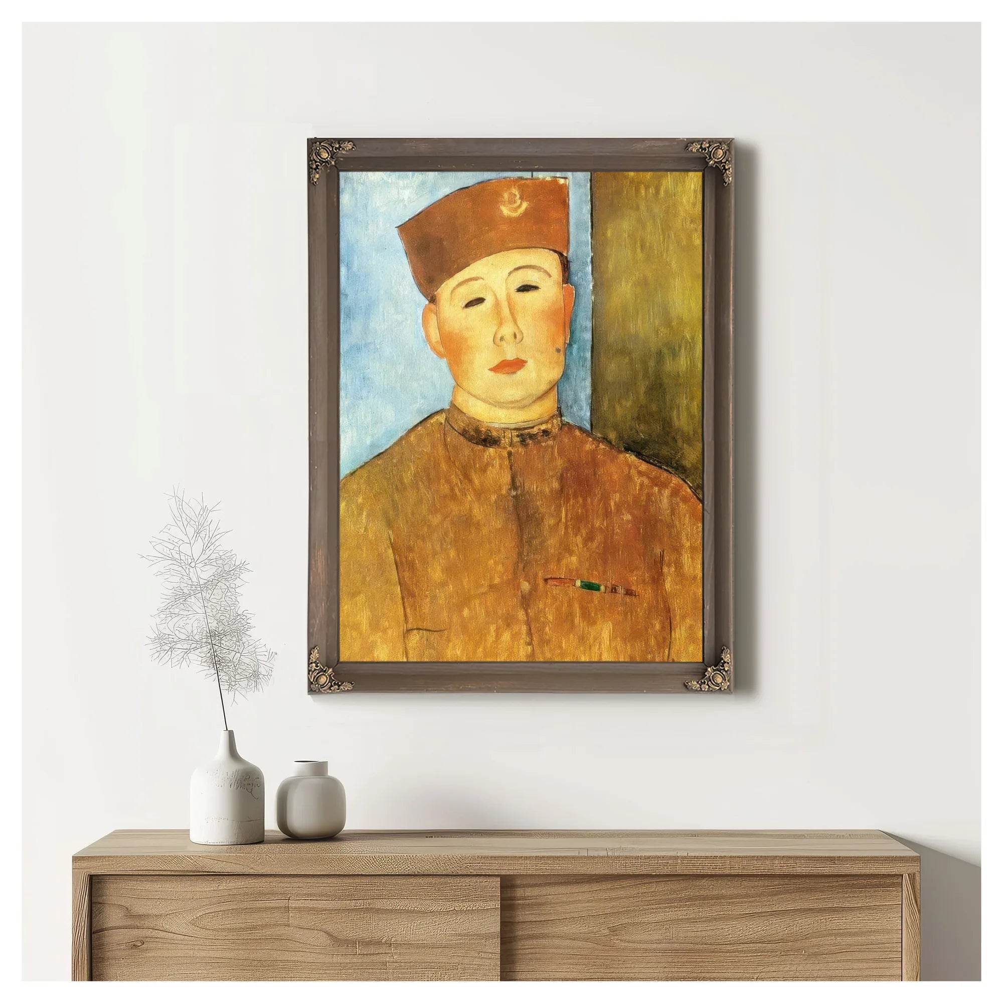 The Zouave 1918 By Amedeo Modigliani Fine Art Print