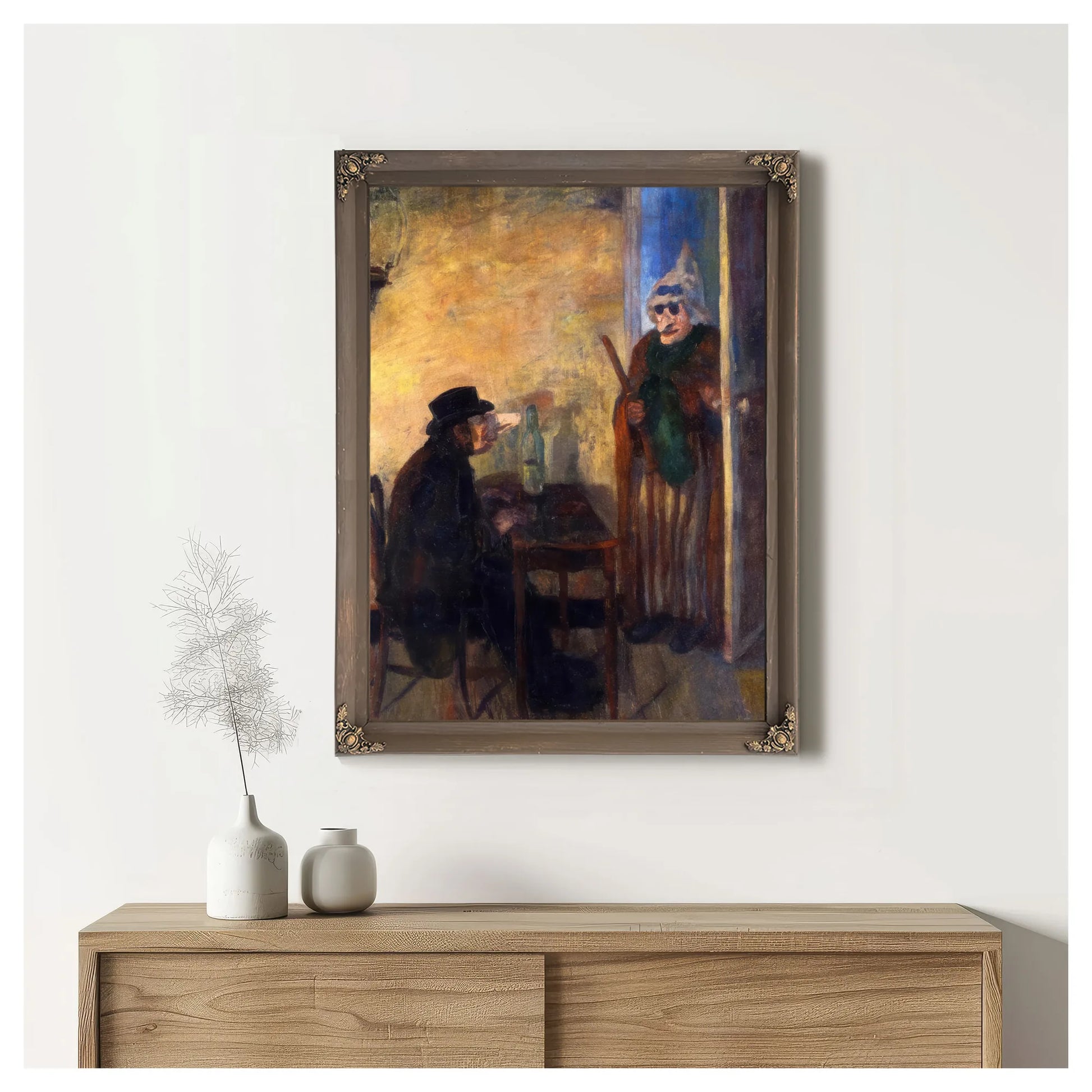 The Scandalized Masks By James Ensor Fine Art Print