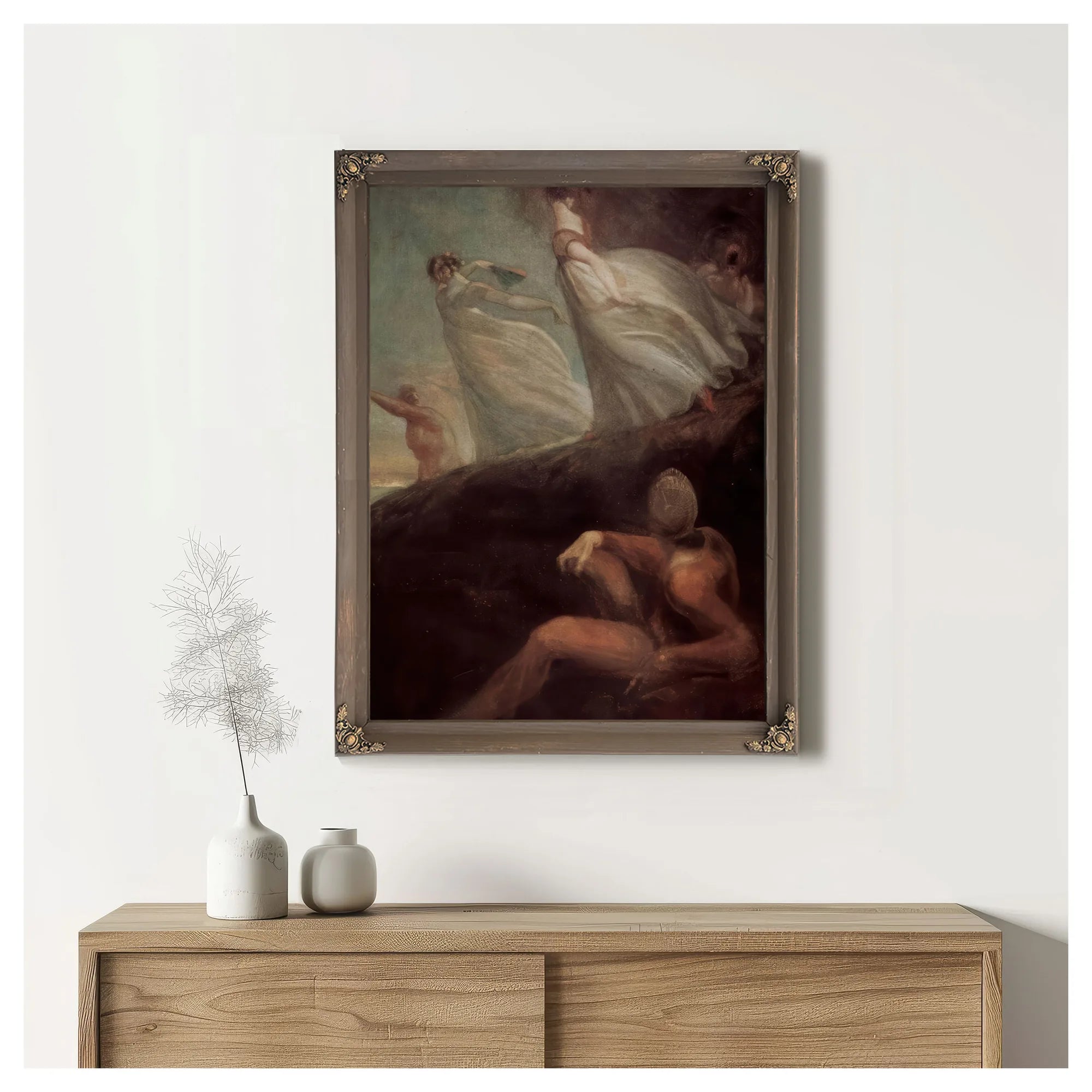 The Ladies Of Hastings By Henry Fuseli Fine Art Print