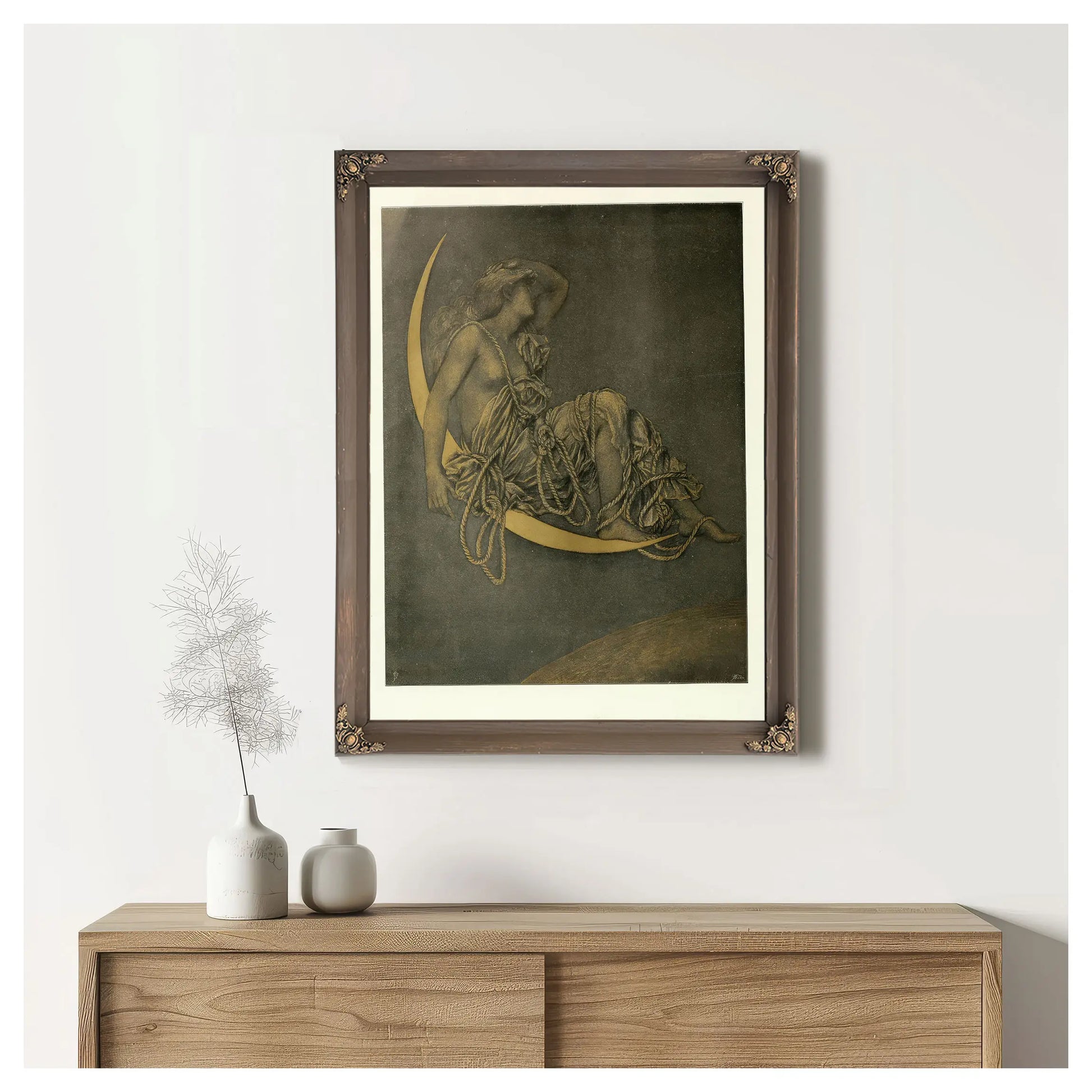 Luna By  Ts 83 021900 by Evelyn De Morgan
