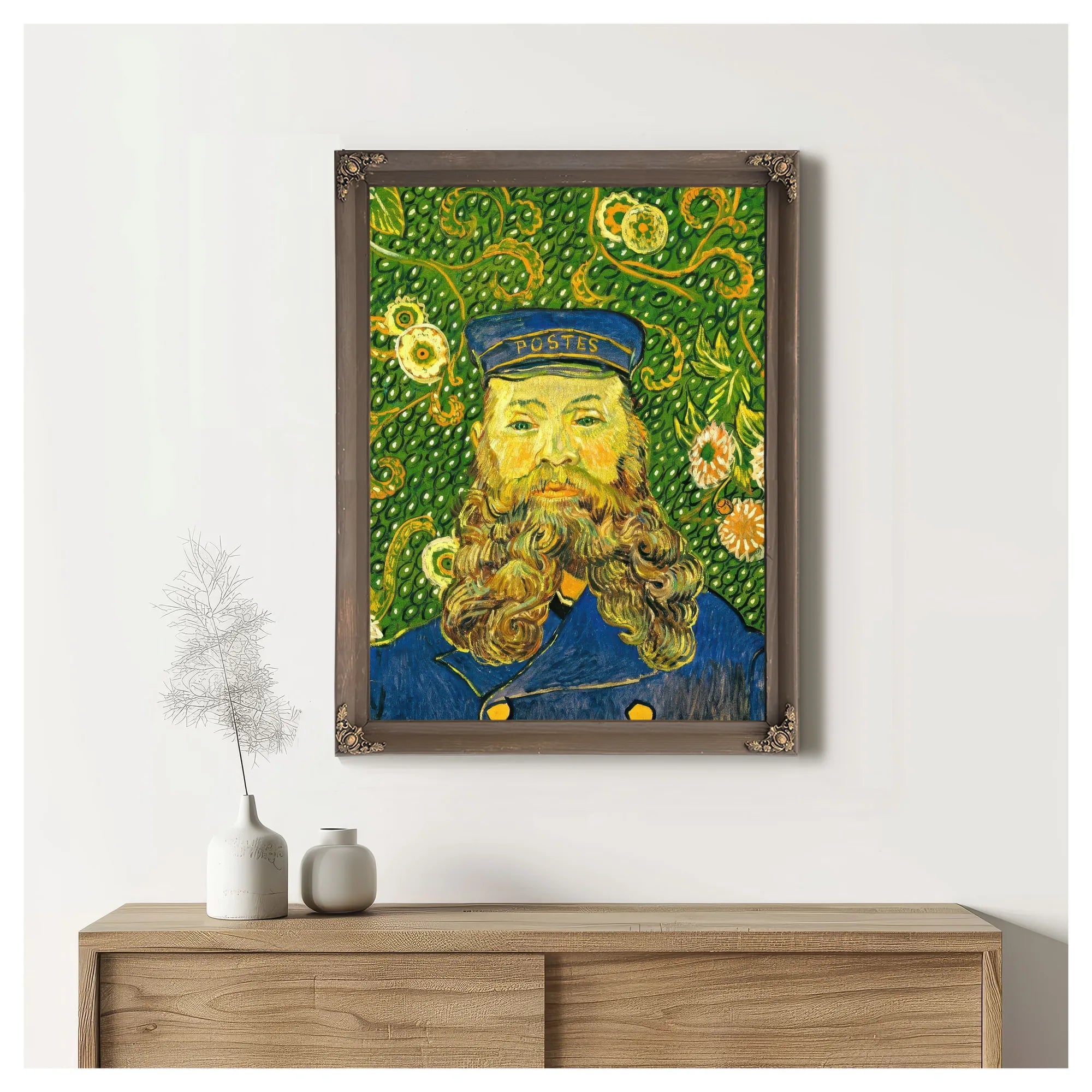 Portrait Of Joseph Roulin By Vincent Van Gogh Fine Art Print