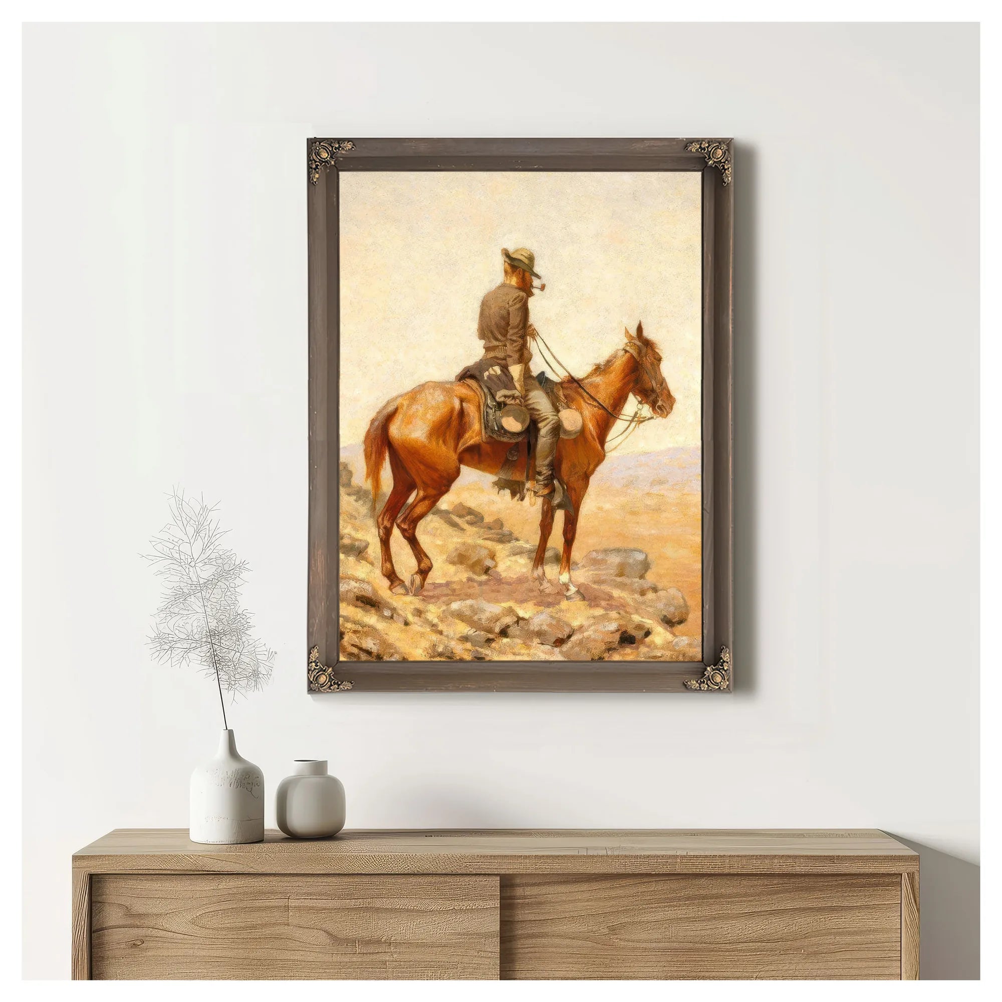 The Lookout By Frederic Remington Fine Art Print