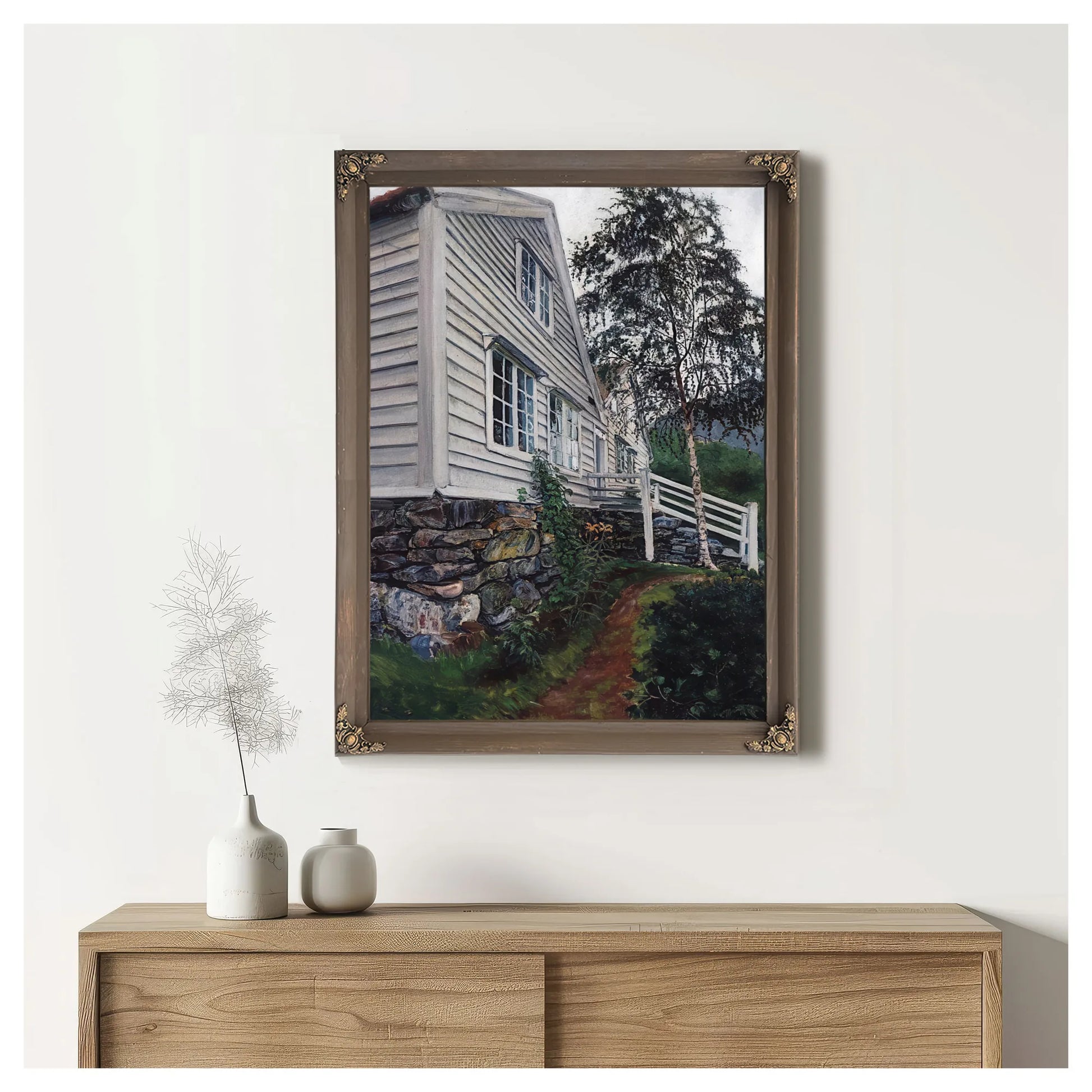 The Parsonage By Nicolai Astrup Fine Art Print
