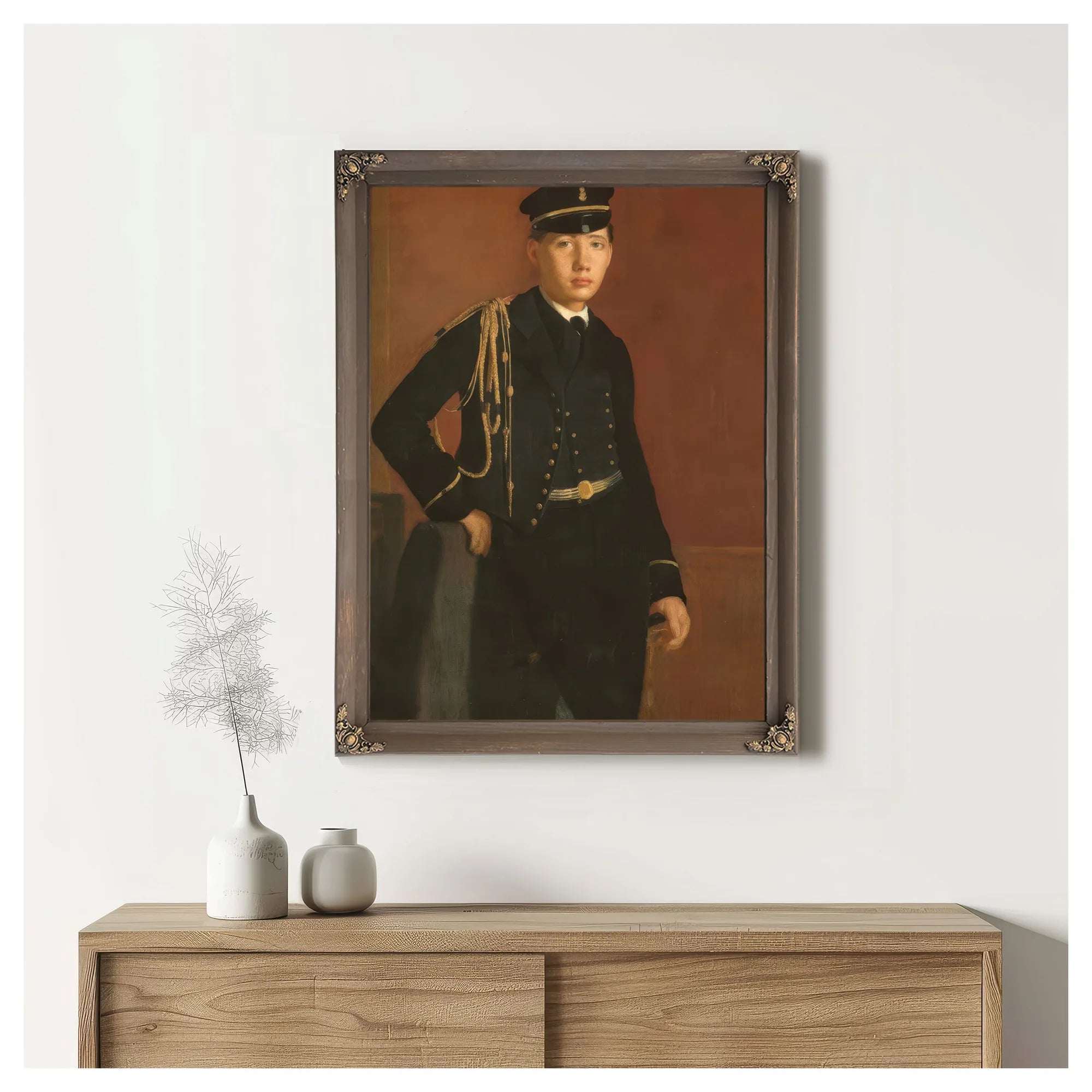 Achille De Gas In The Uniform Of A Cadet By Edgar Degas Fine Art Print