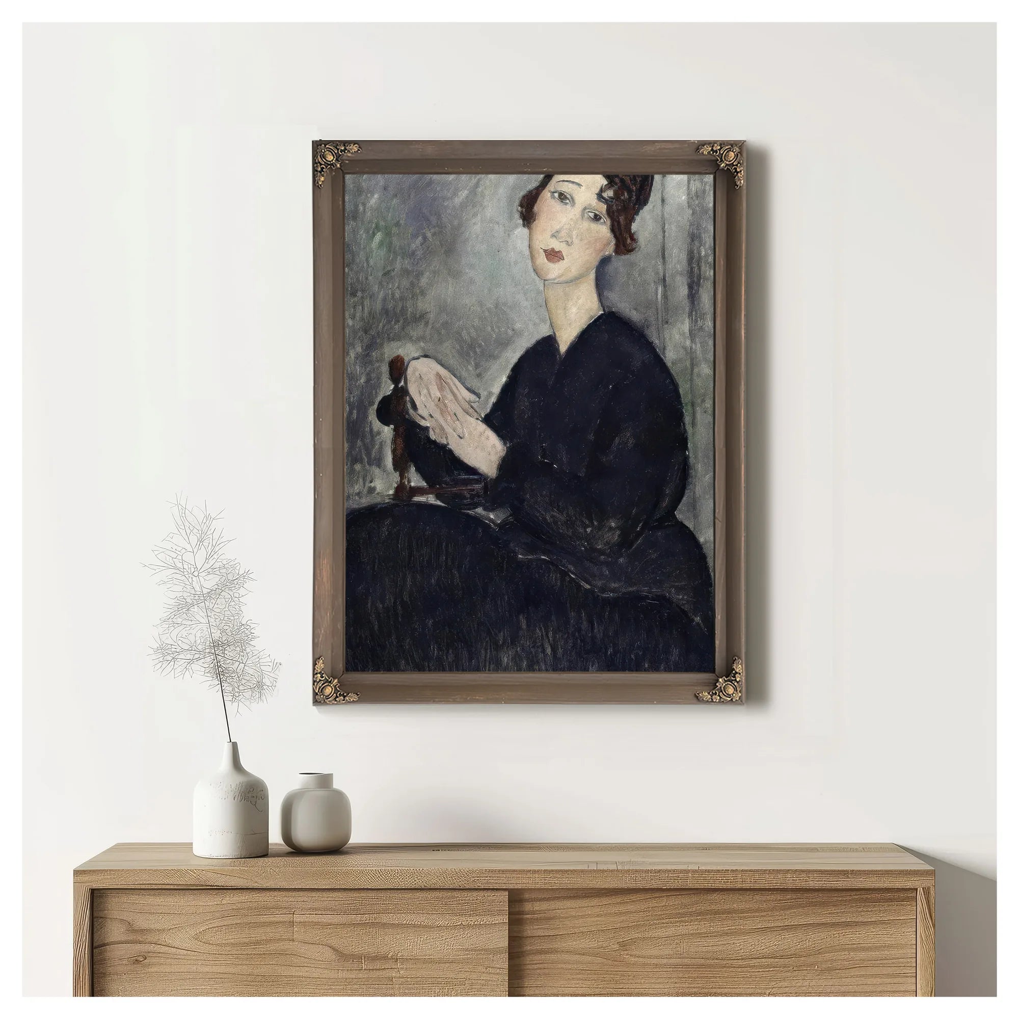Portrait Of Dedie (Odette Hayden) By Amedeo Modigliani Fine Art Print