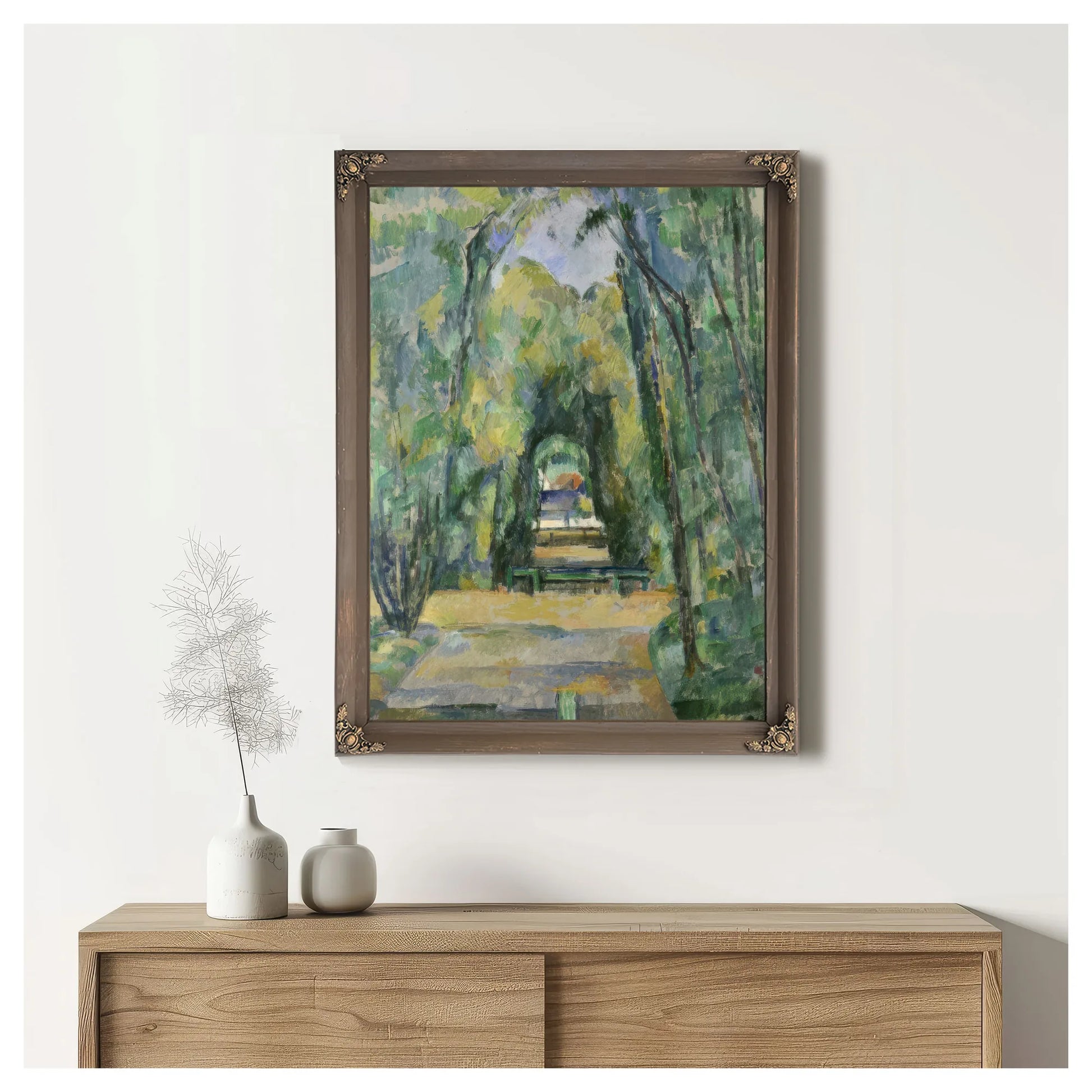 Avenue At Chantilly By Paul Cezanne Fine Art Print