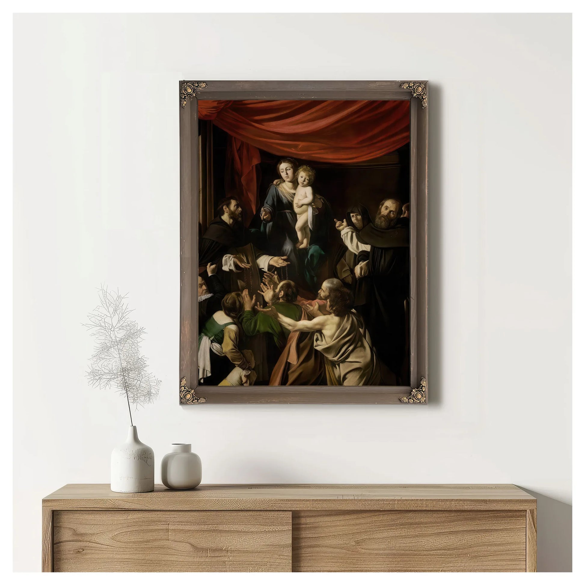Peter Paul Rubens Madonna Of The Rosary 1607 By Peter Paul Rubens Fine Art Print