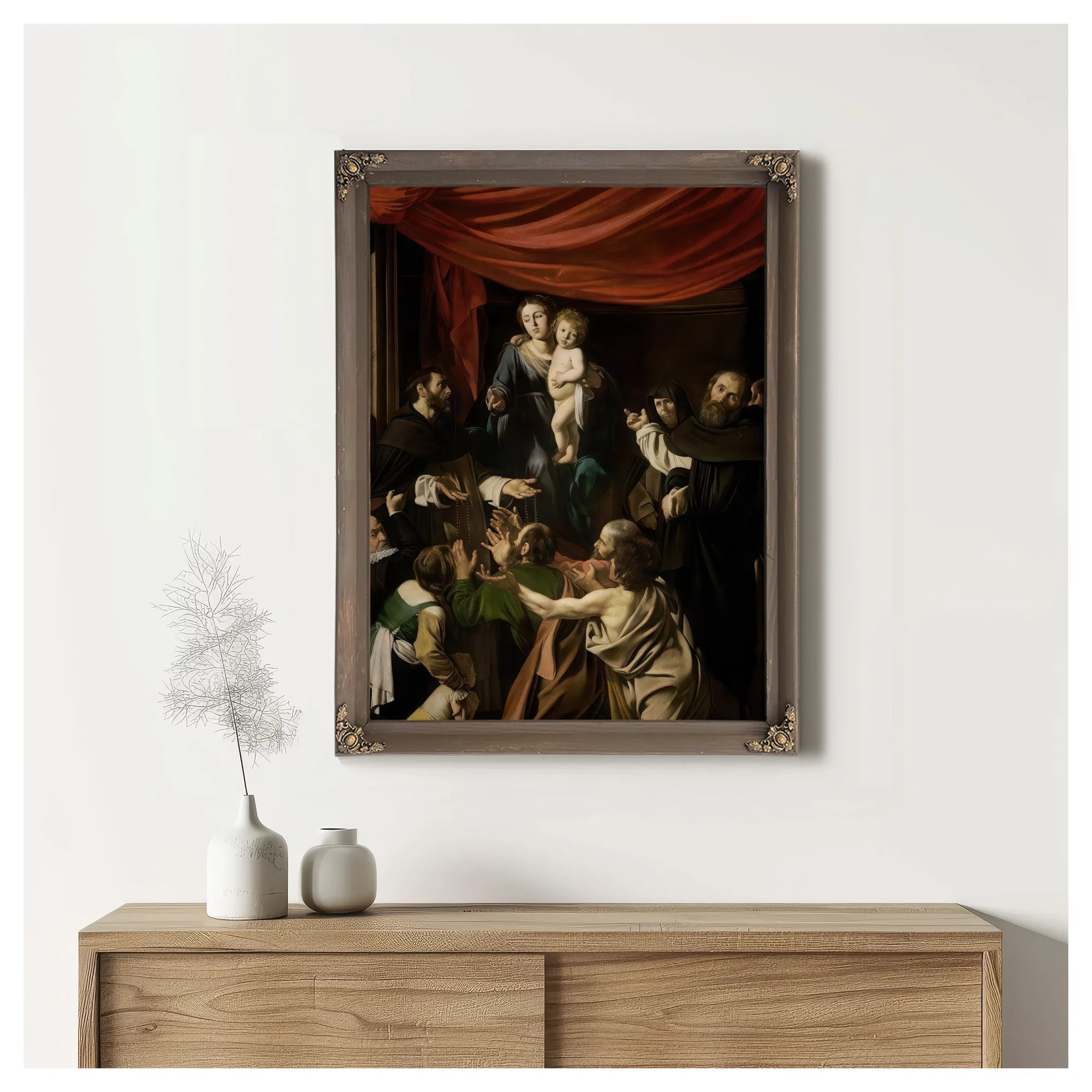 Peter Paul Rubens Madonna Of The Rosary 1607 By Peter Paul Rubens Fine Art Print