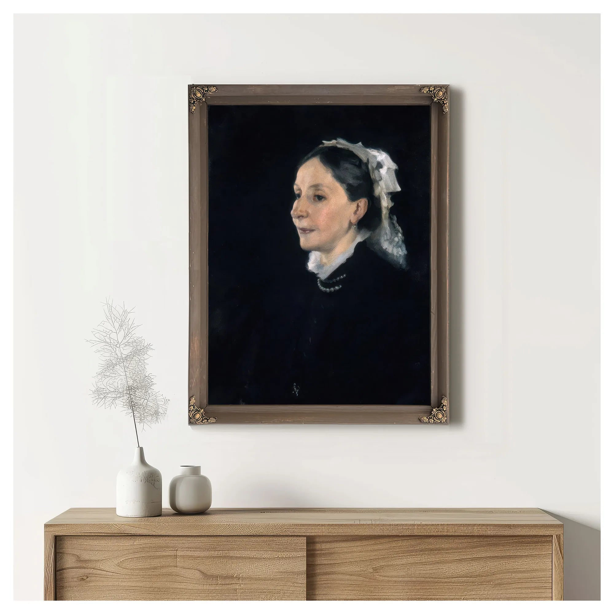 Portrait Of Mrs Daniel Curtis By John Singer Sargent Fine Art Print