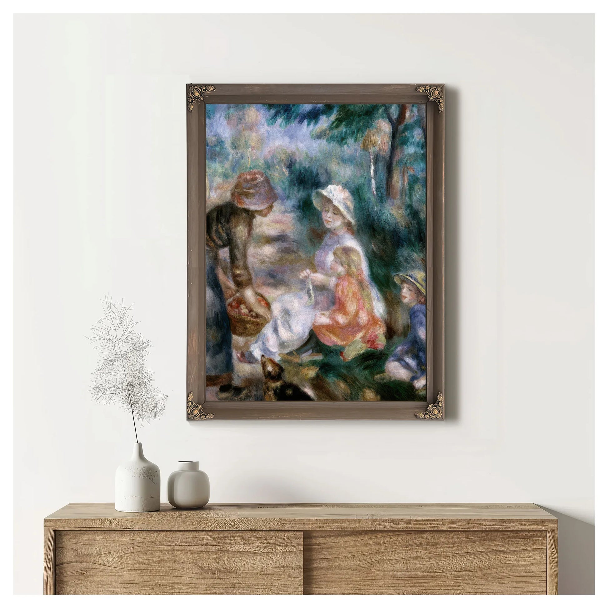 The Apple Seller By Pierre August Renoir Fine Art Print