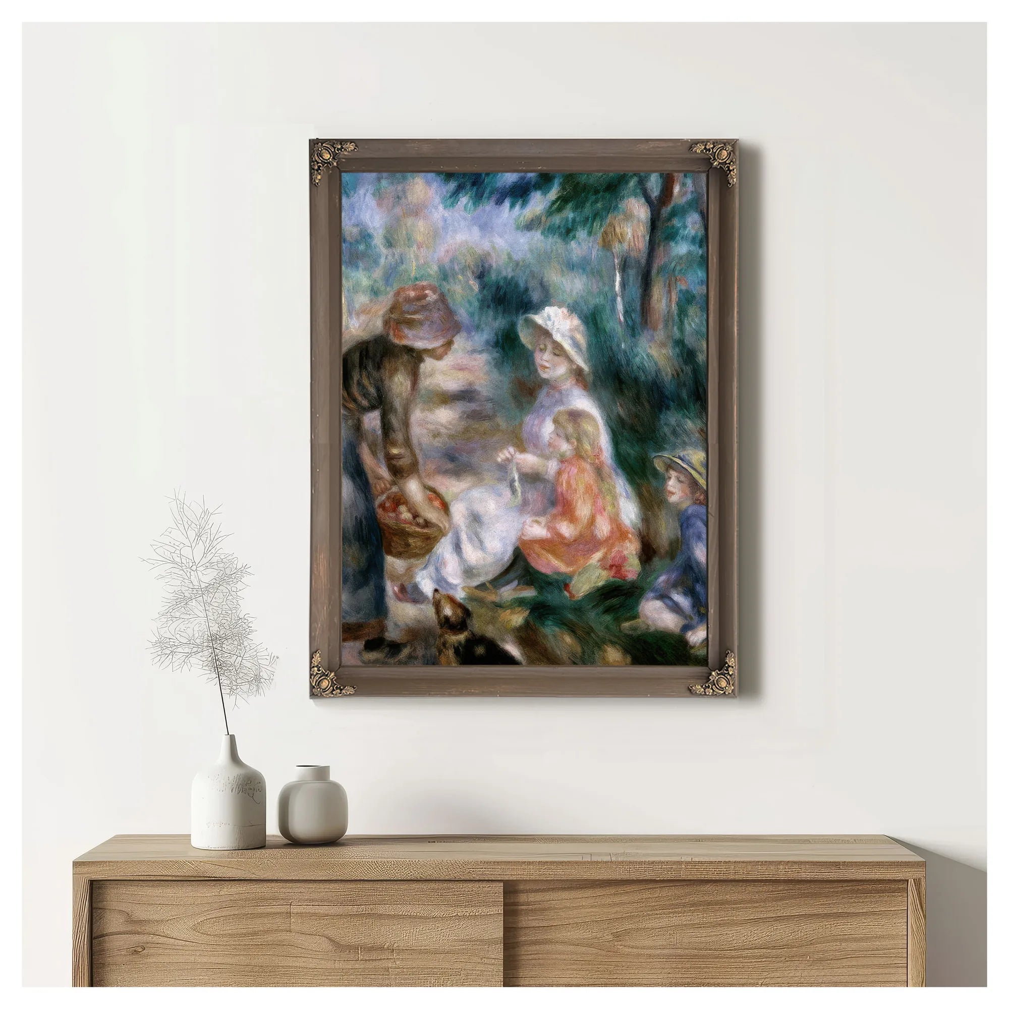 The Apple Seller By Pierre August Renoir Fine Art Print