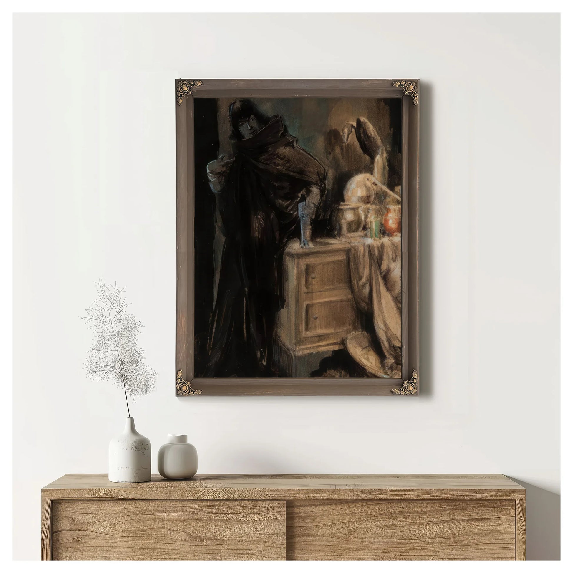 The Golden Lancet By Everett Shinn Fine Art Print