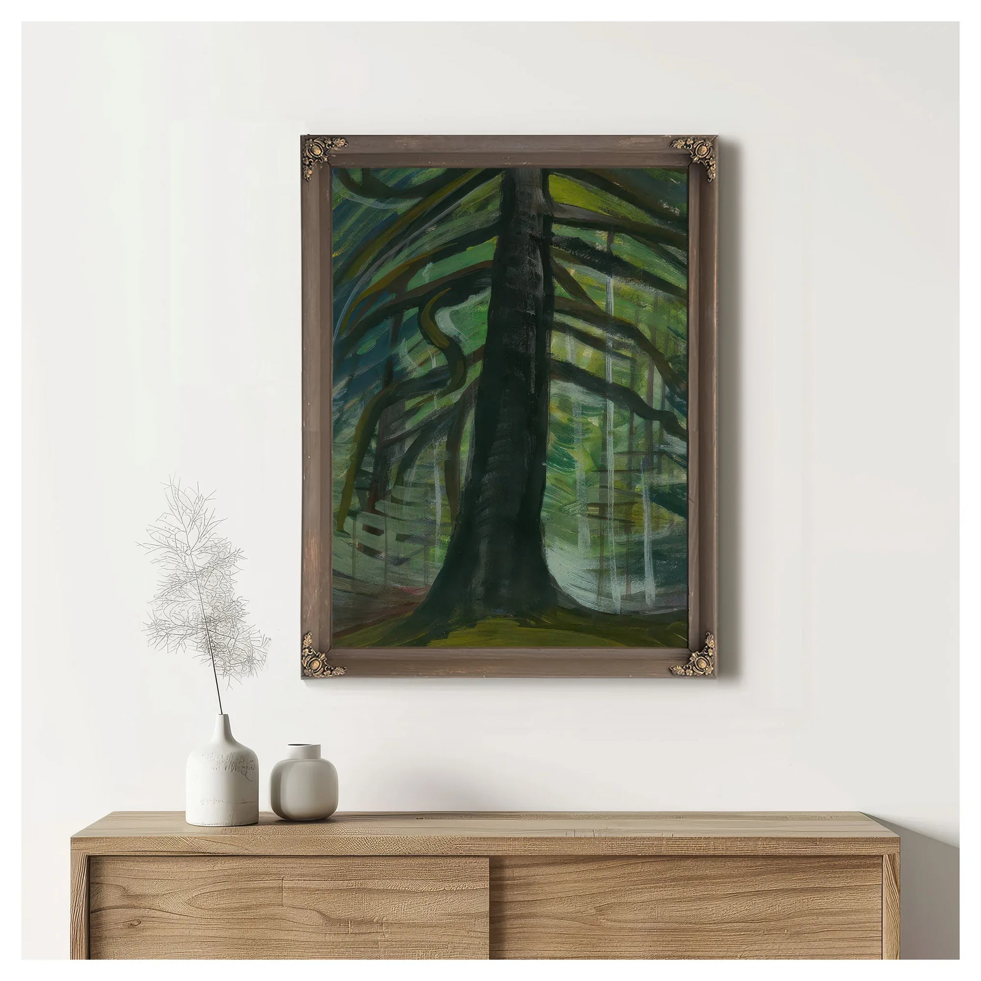 Dead Tree In The Forest By Emily Carr Fine Art Print