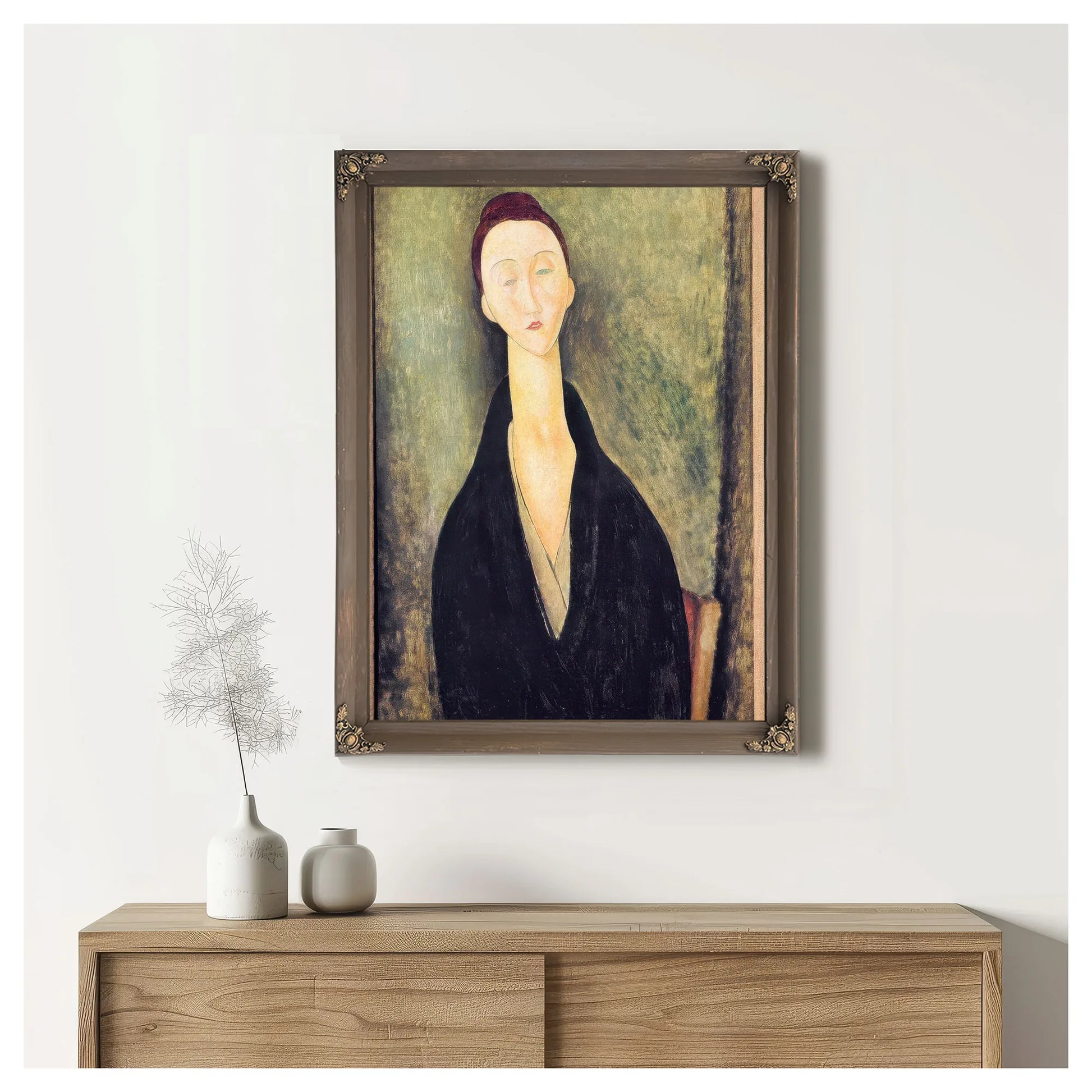 Madame Hanka Zborowska By Amedeo Modigliani Fine Art Print