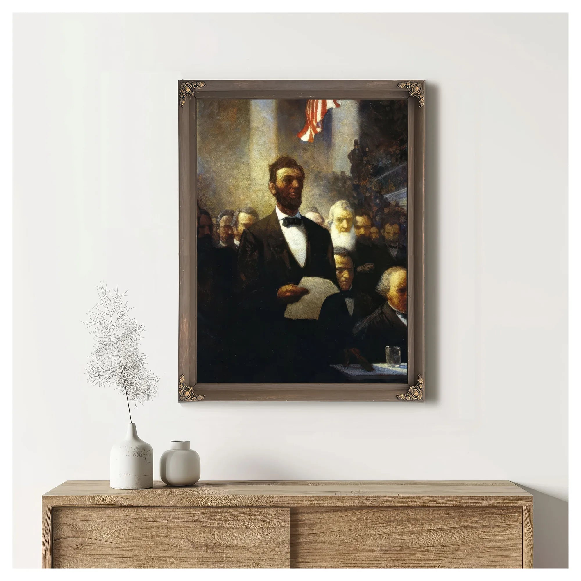 Lincoln By NC Wyeth Fine Art Print