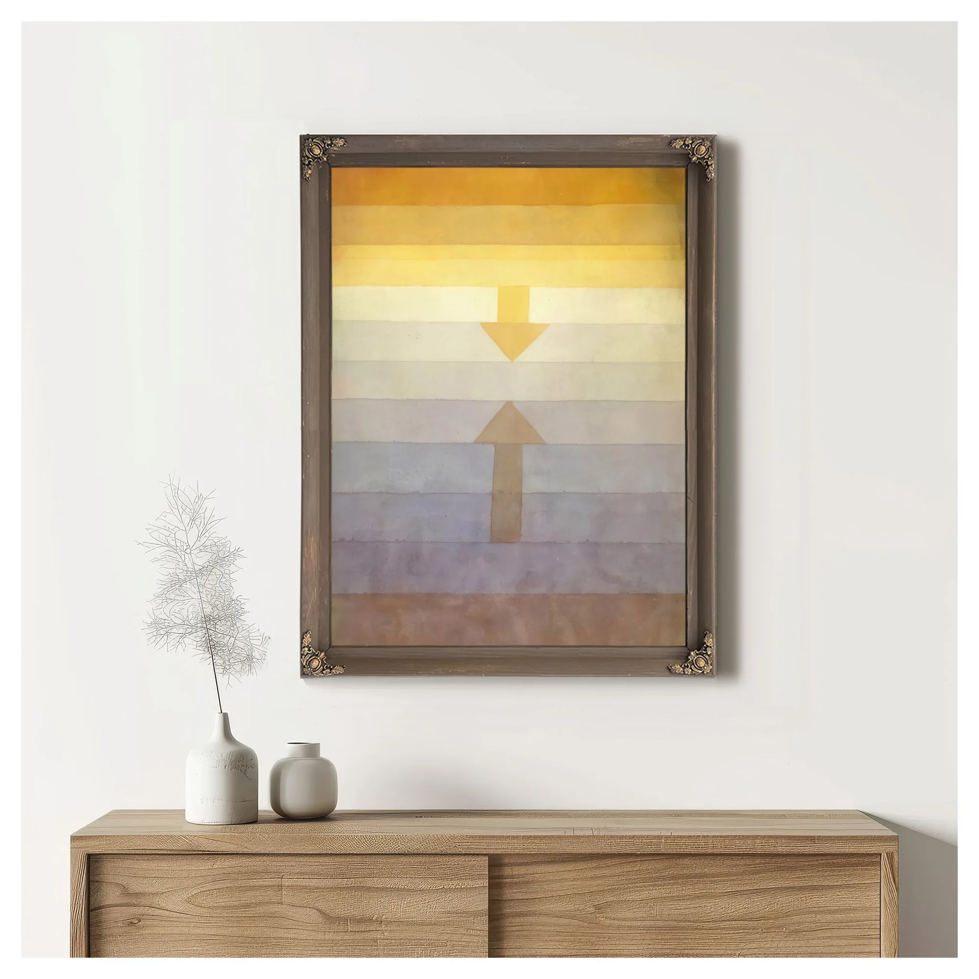 Separation In The Evening 1922 79 By Paul Klee Fine Art Print