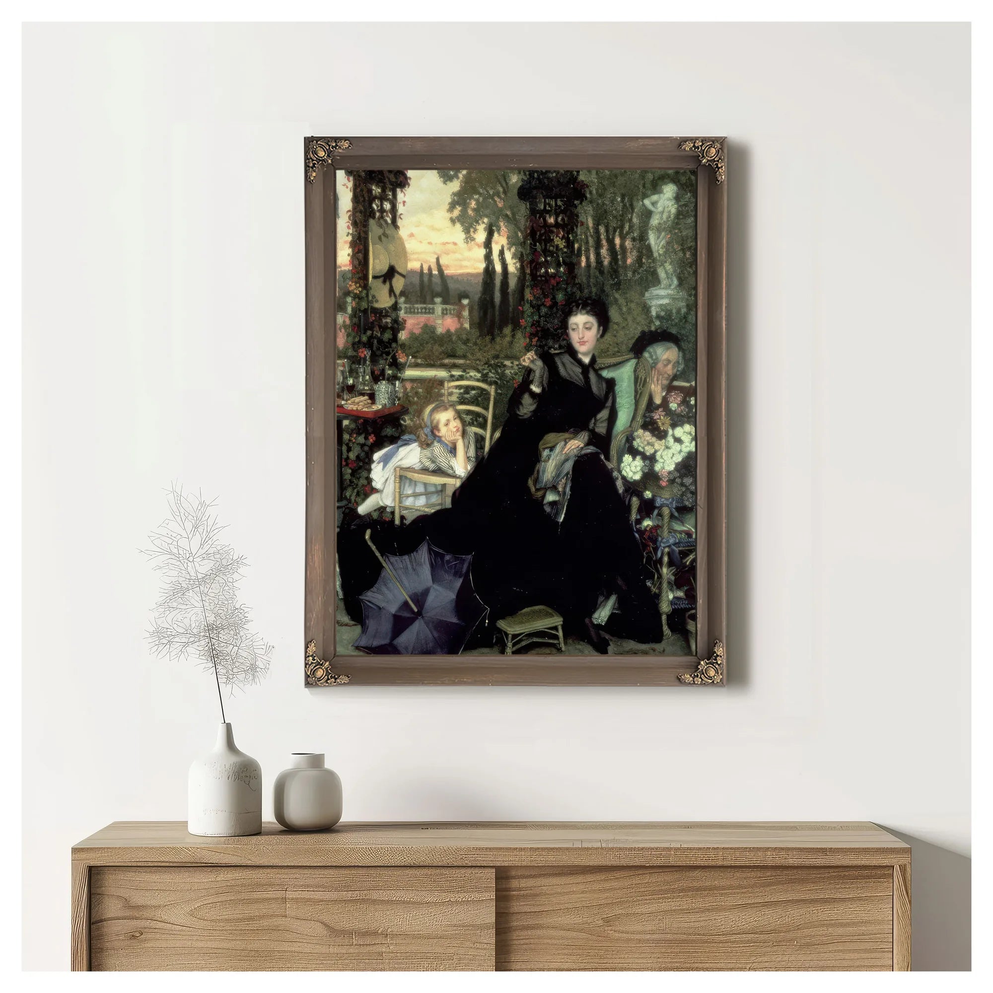 The Widow By James Tissot Fine Art Print