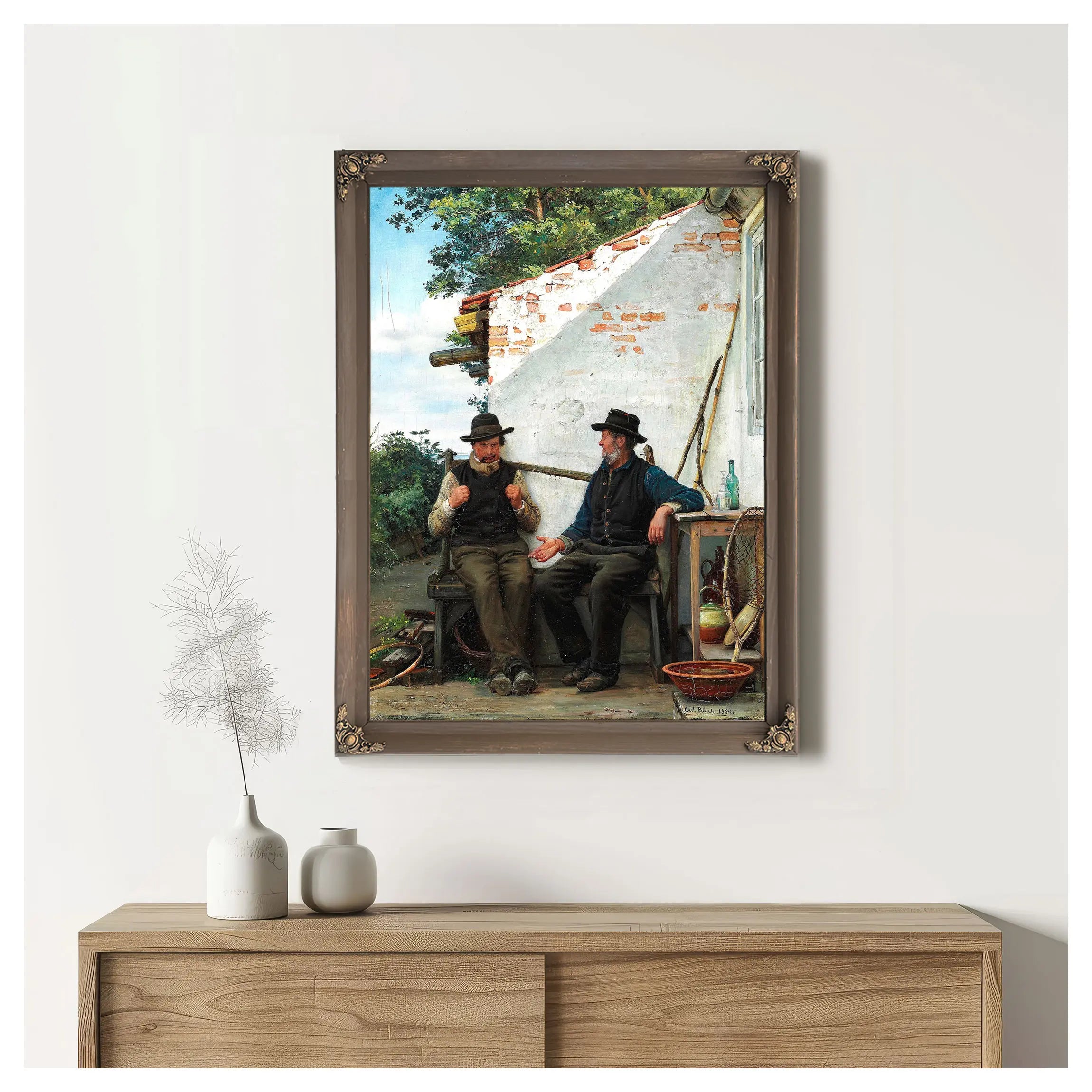 En Samtale Mellem To Fiskere by Carl Bloch