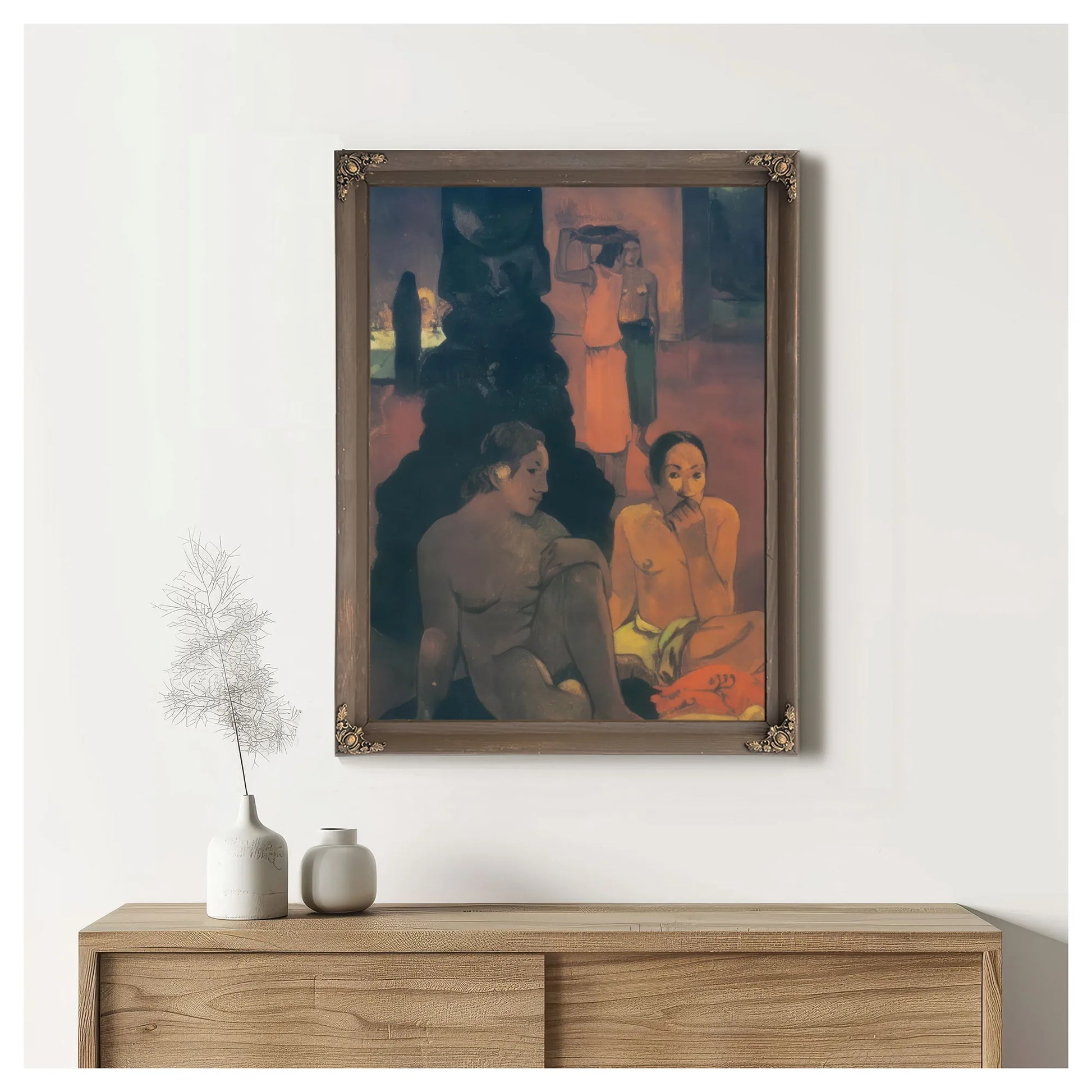 The Great Buddha By Paul Gauguin Fine Art Print