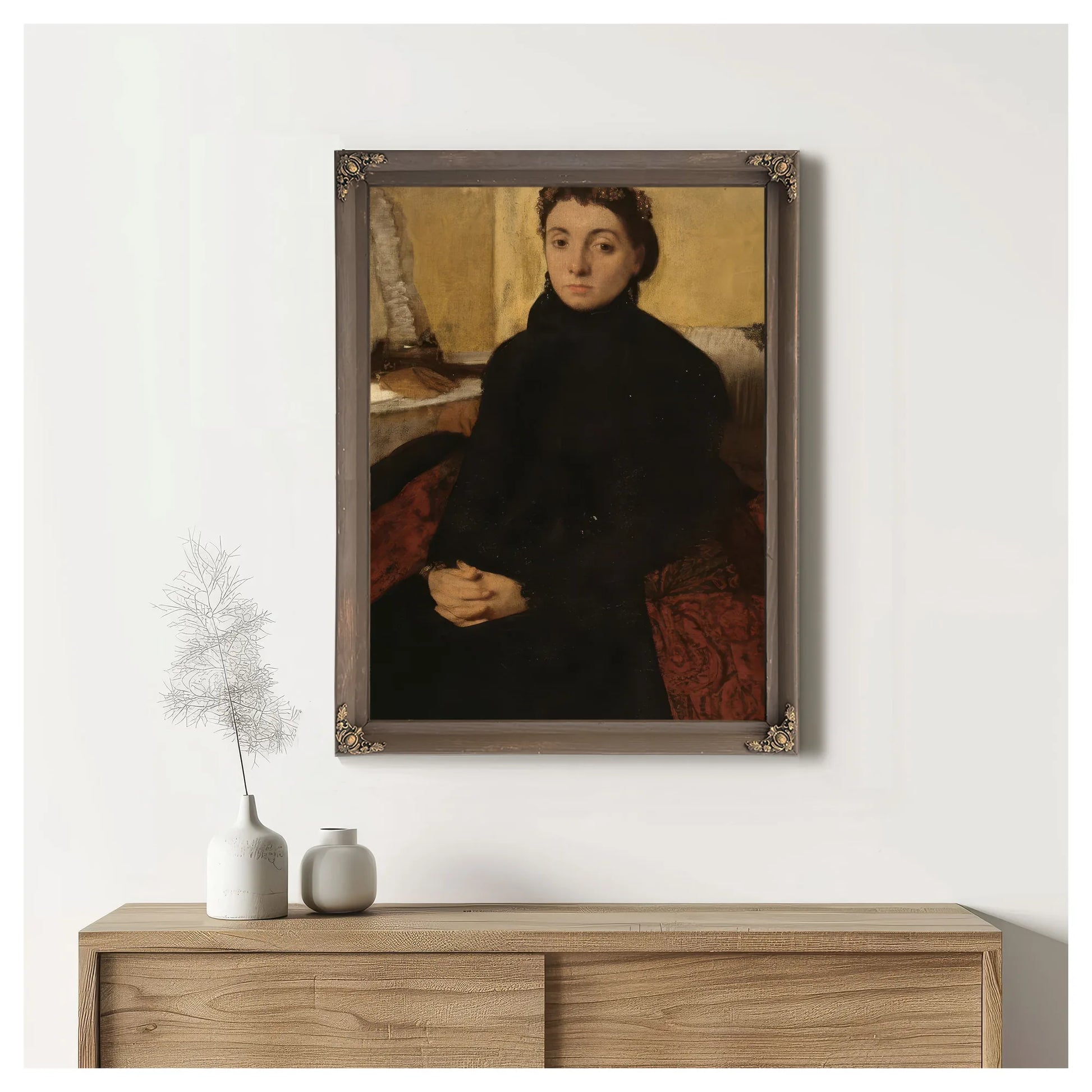 Madame Gaujelin By Edgar Degas Fine Art Print
