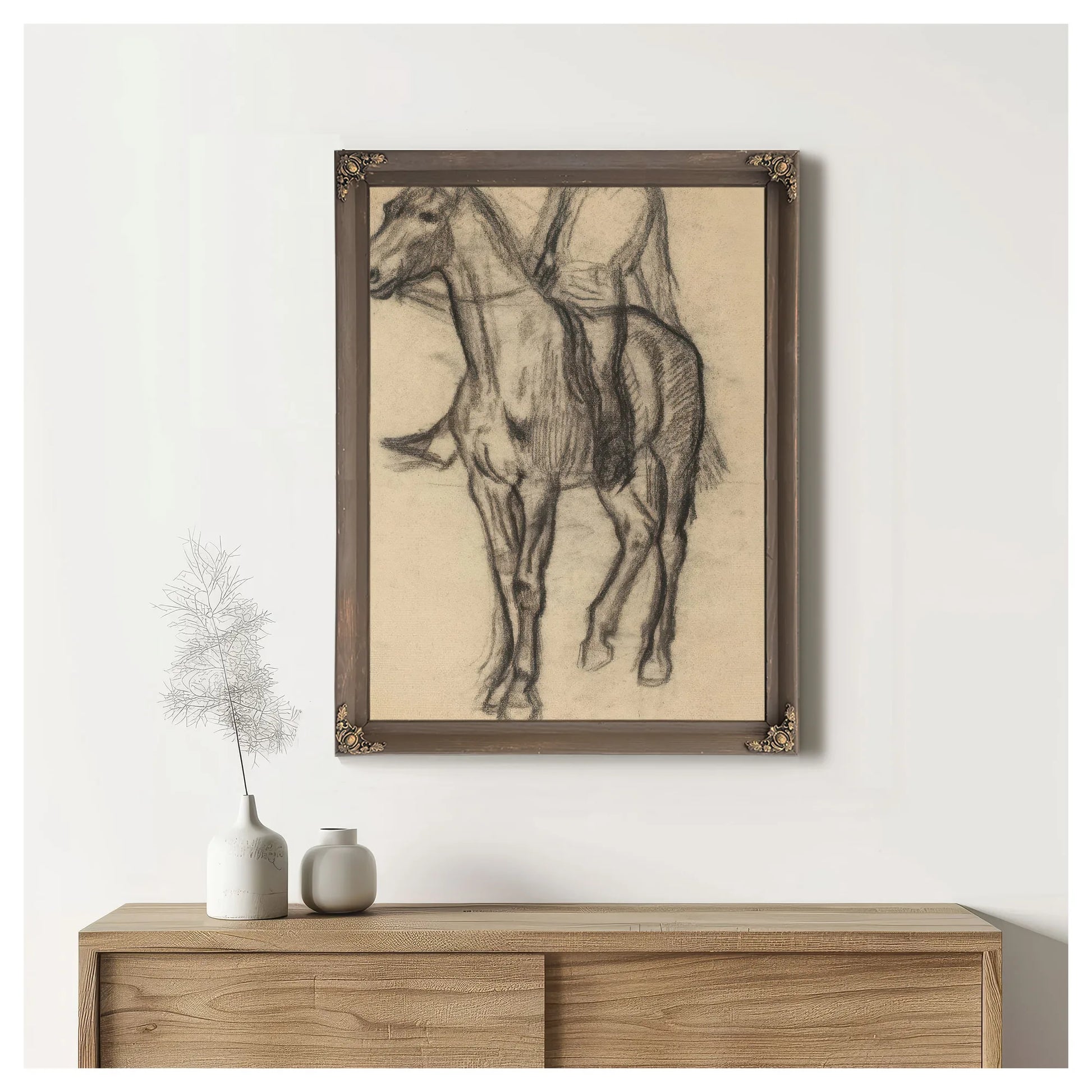 Horse And Rider By Edgar Degas Fine Art Print