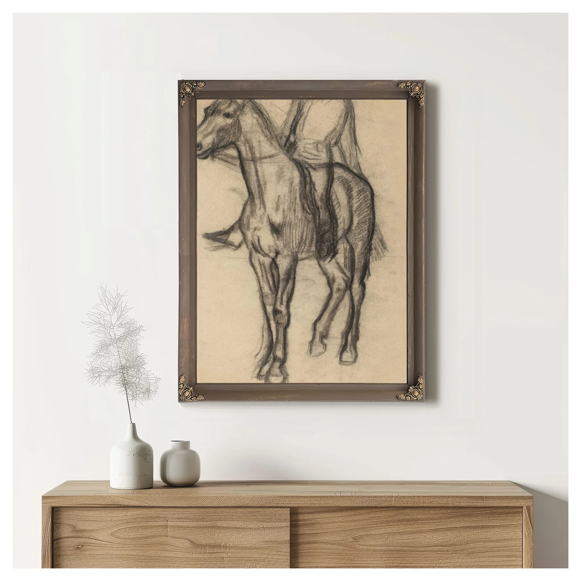 Horse And Rider By Edgar Degas Fine Art Print