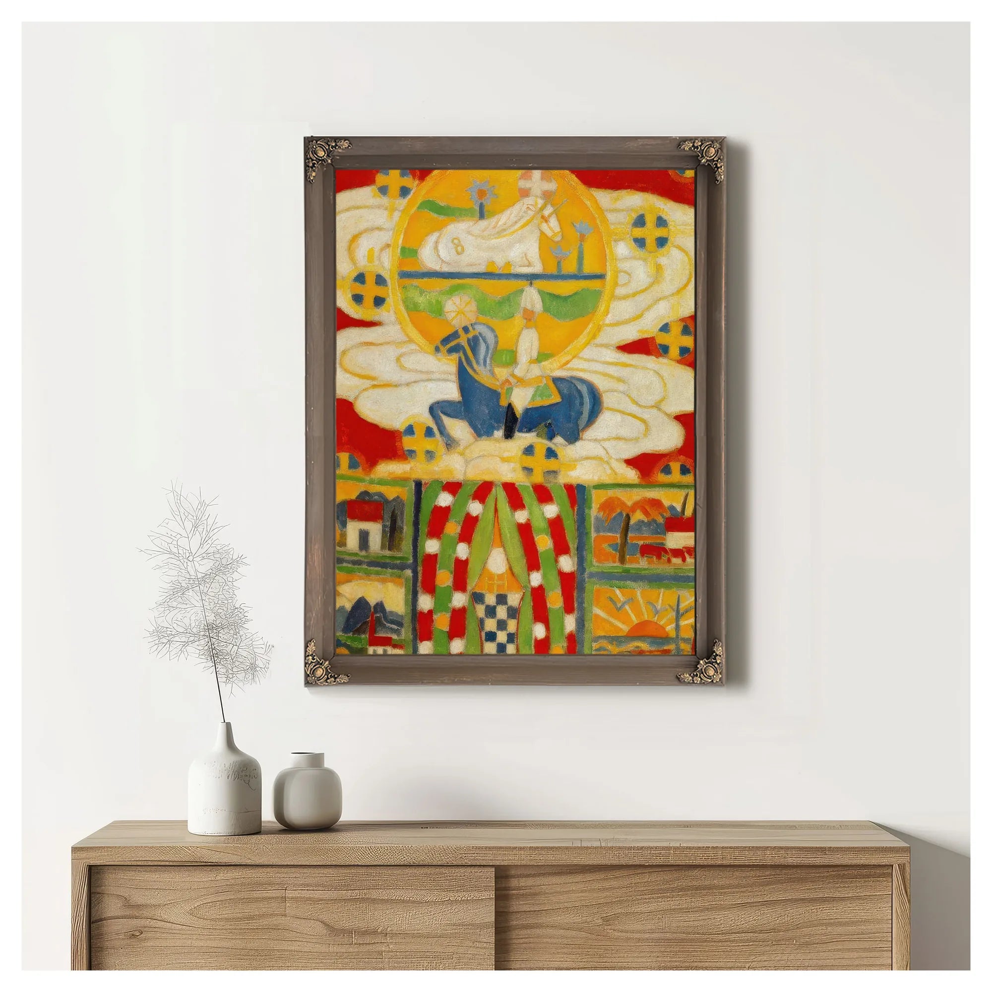 Berlin Ante War By Marsden Hartley Fine Art Print