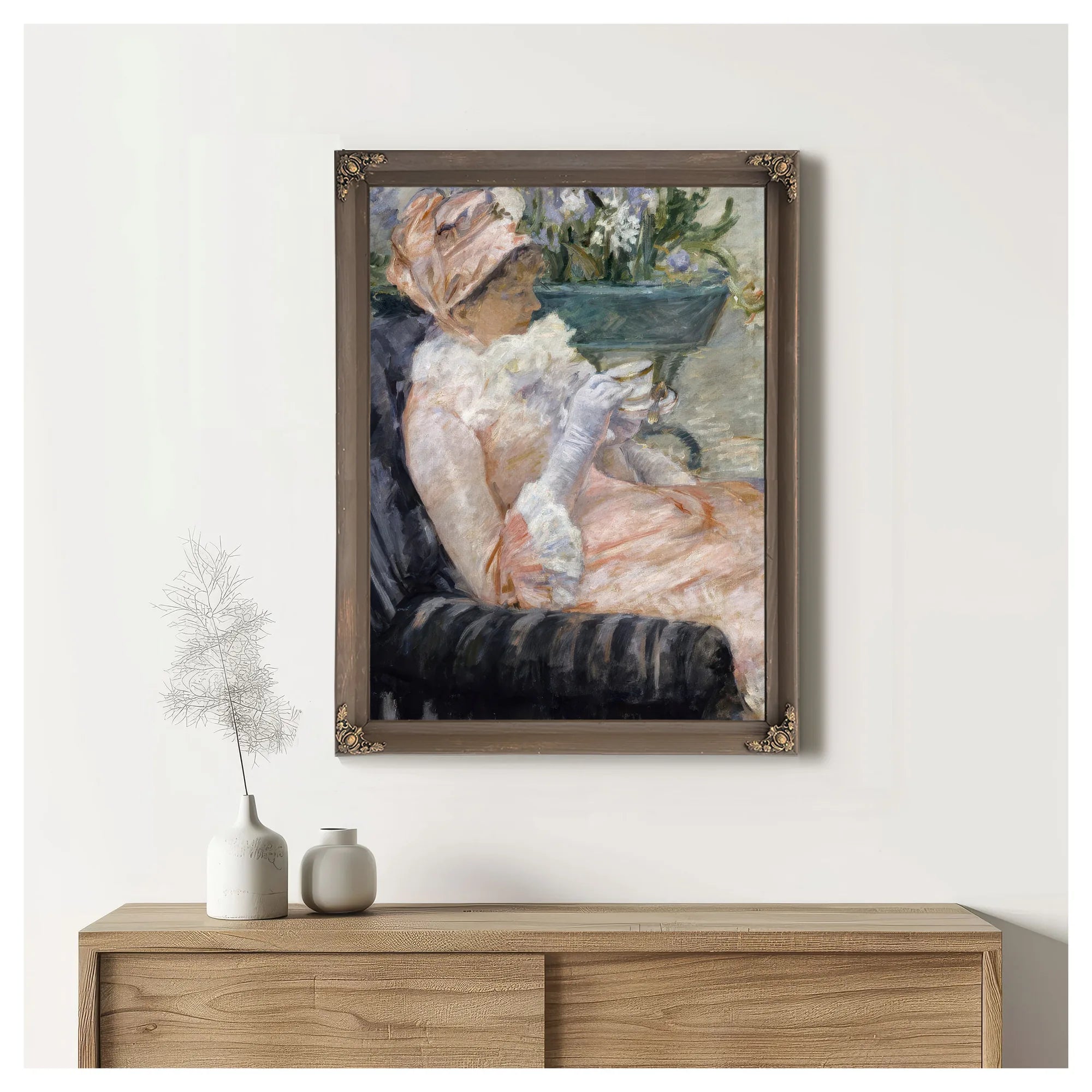 The Cup Of Tea By Mary Cassatt Fine Art Print