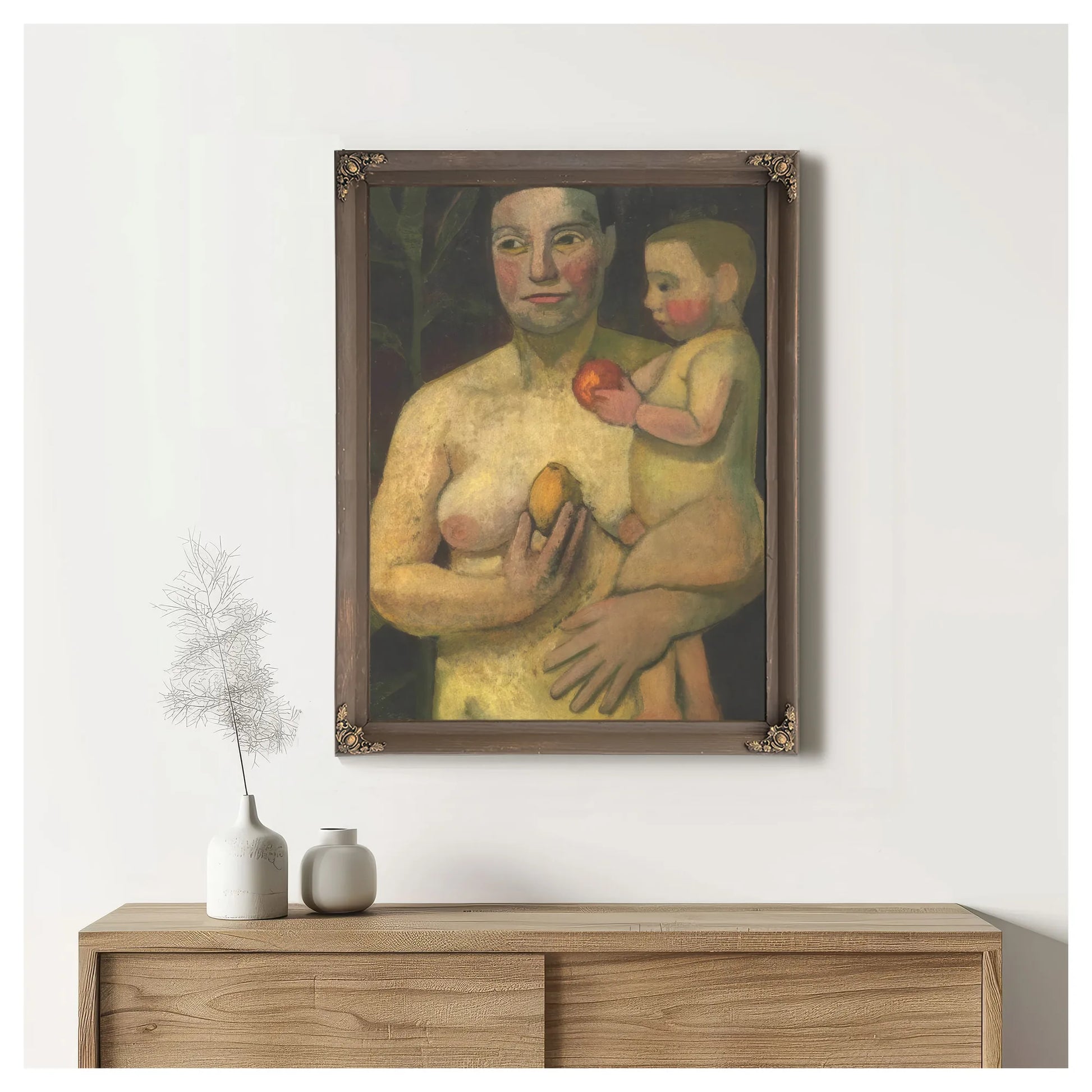 Mother And Child By Paula Modersohn Becker Fine Art Print