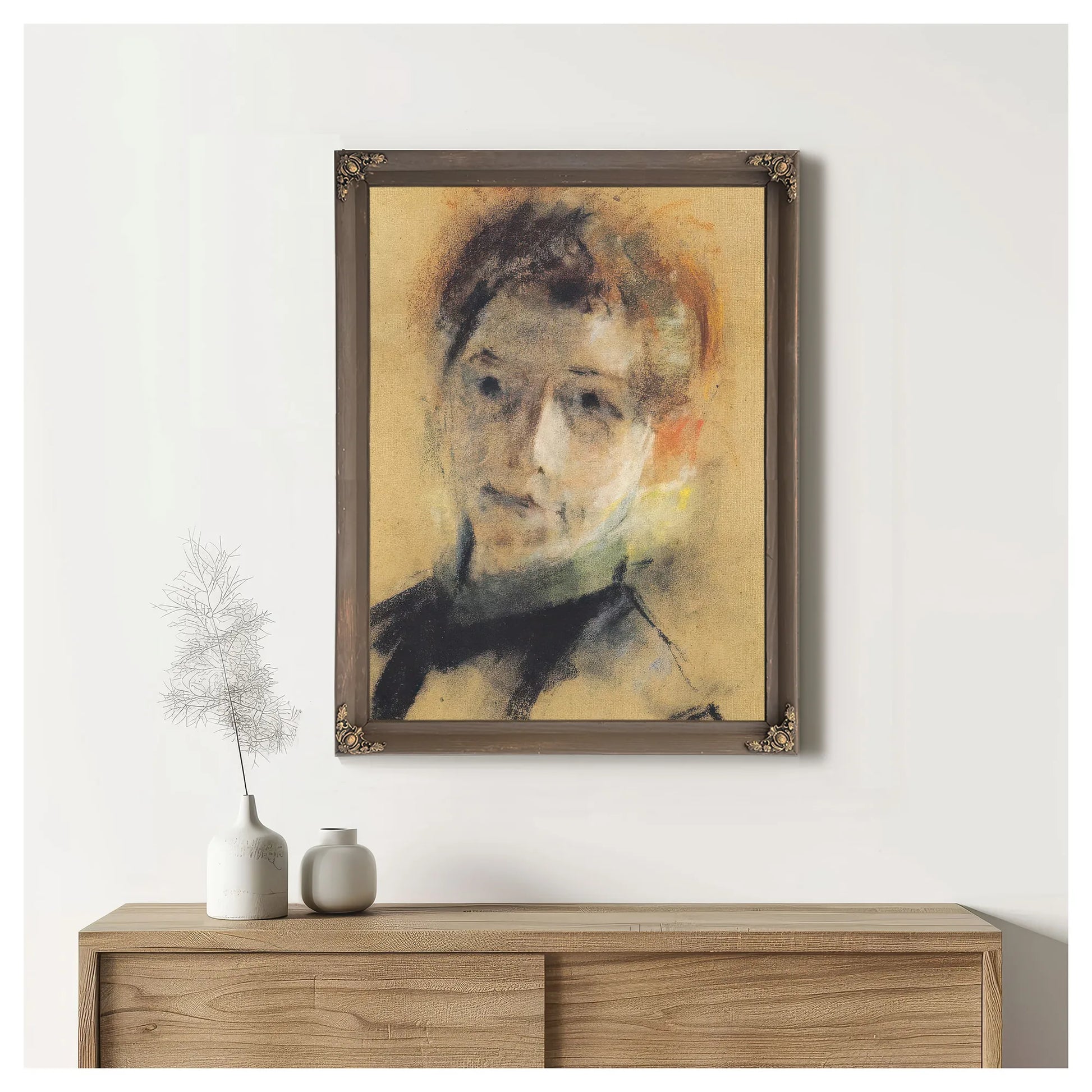 Self Portrait 7 By Paula Modersohn Becker Fine Art Print