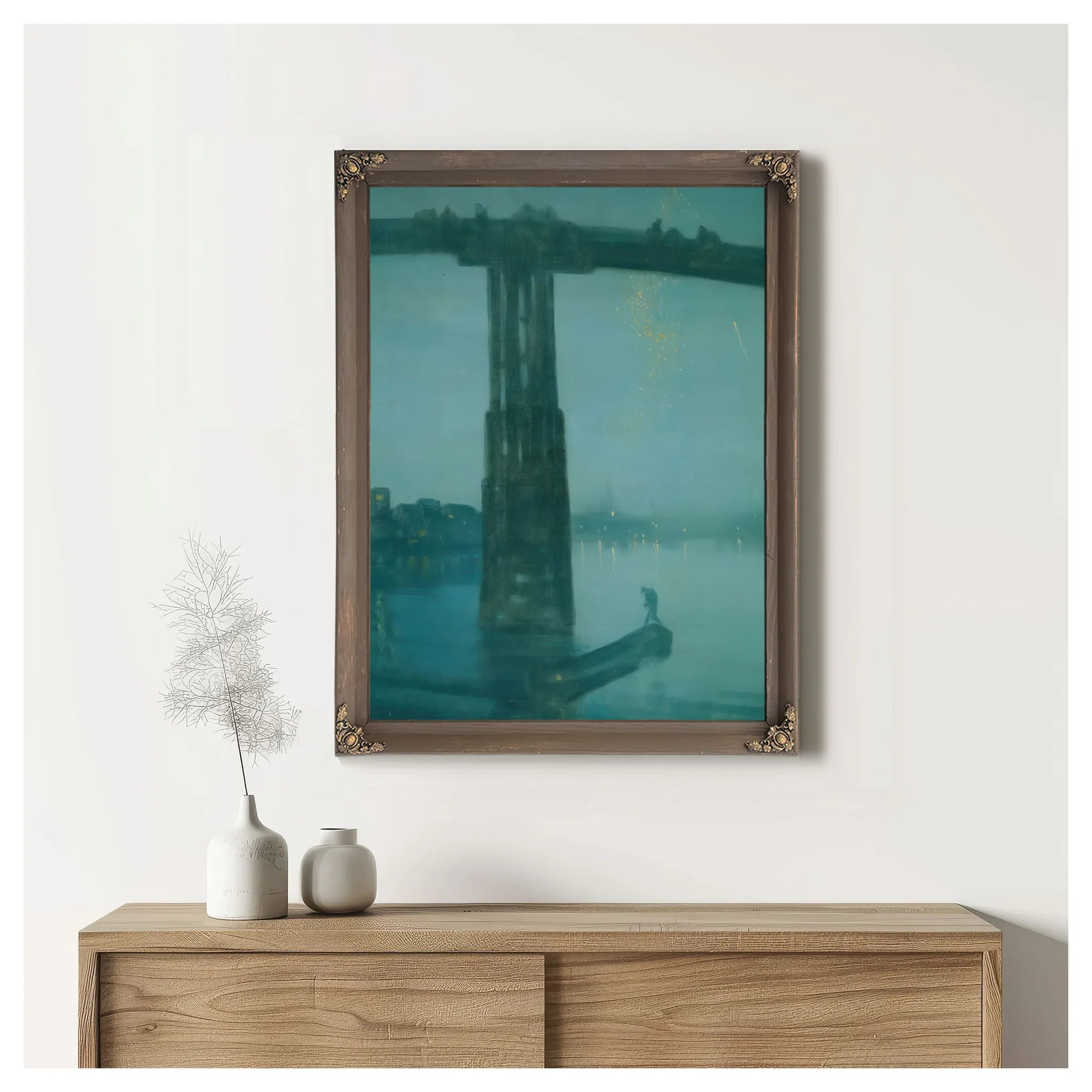 Nocturne In Blue And Gold Old Battersea Bridge By James McNeill Whistler Fine Art Print
