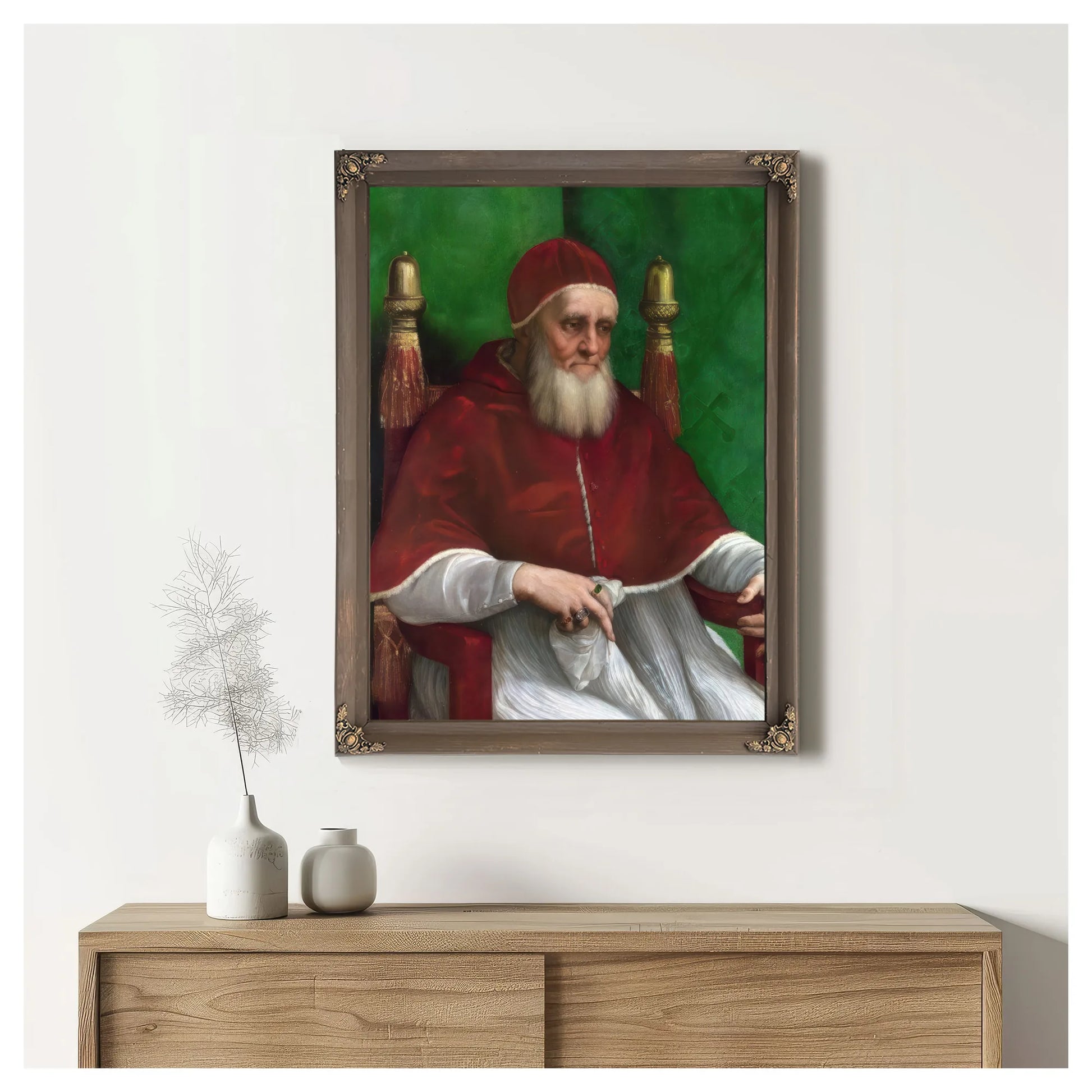 Pope Julius Ii By Raphael Fine Art Print
