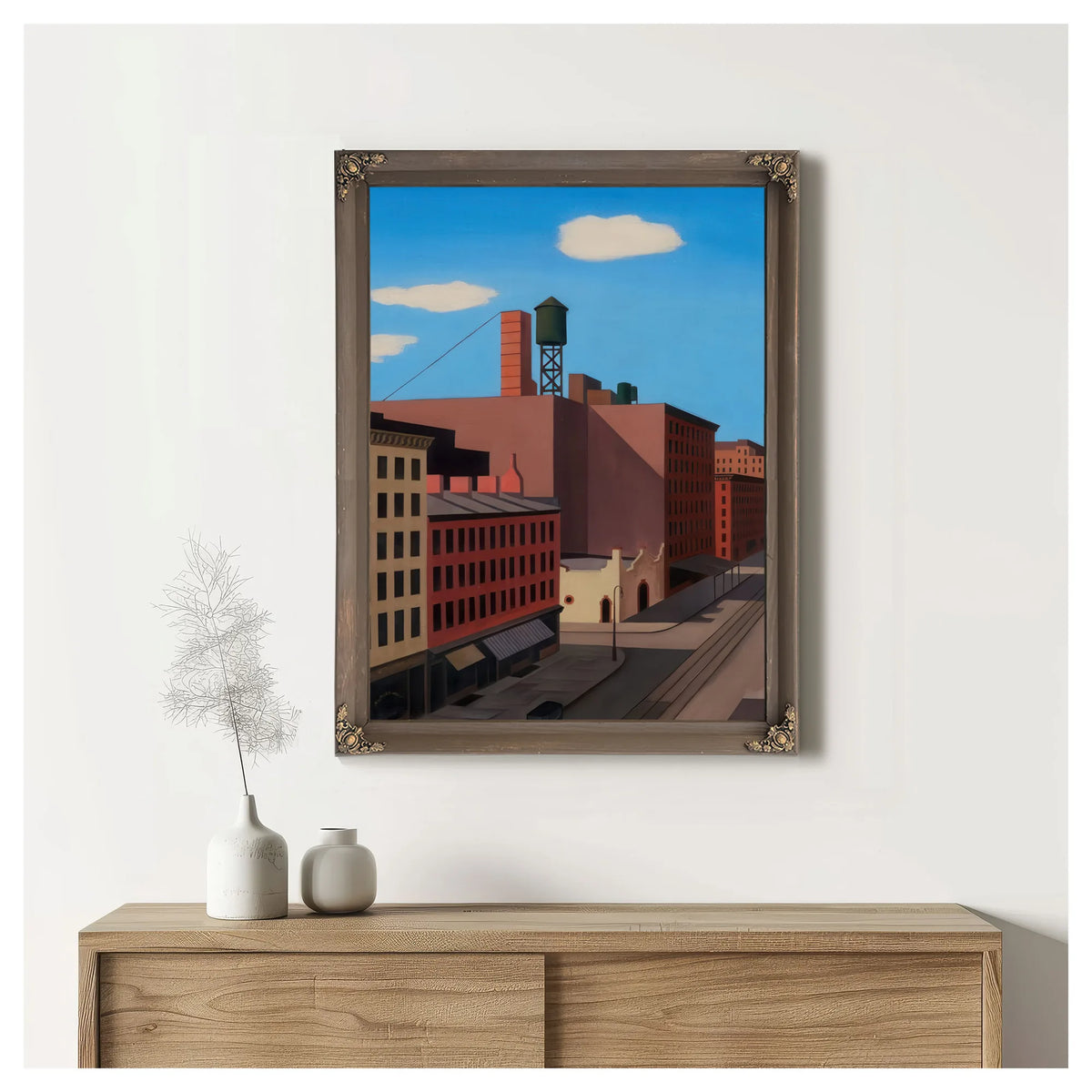 Hudson Street By George Ault Fine Art Print