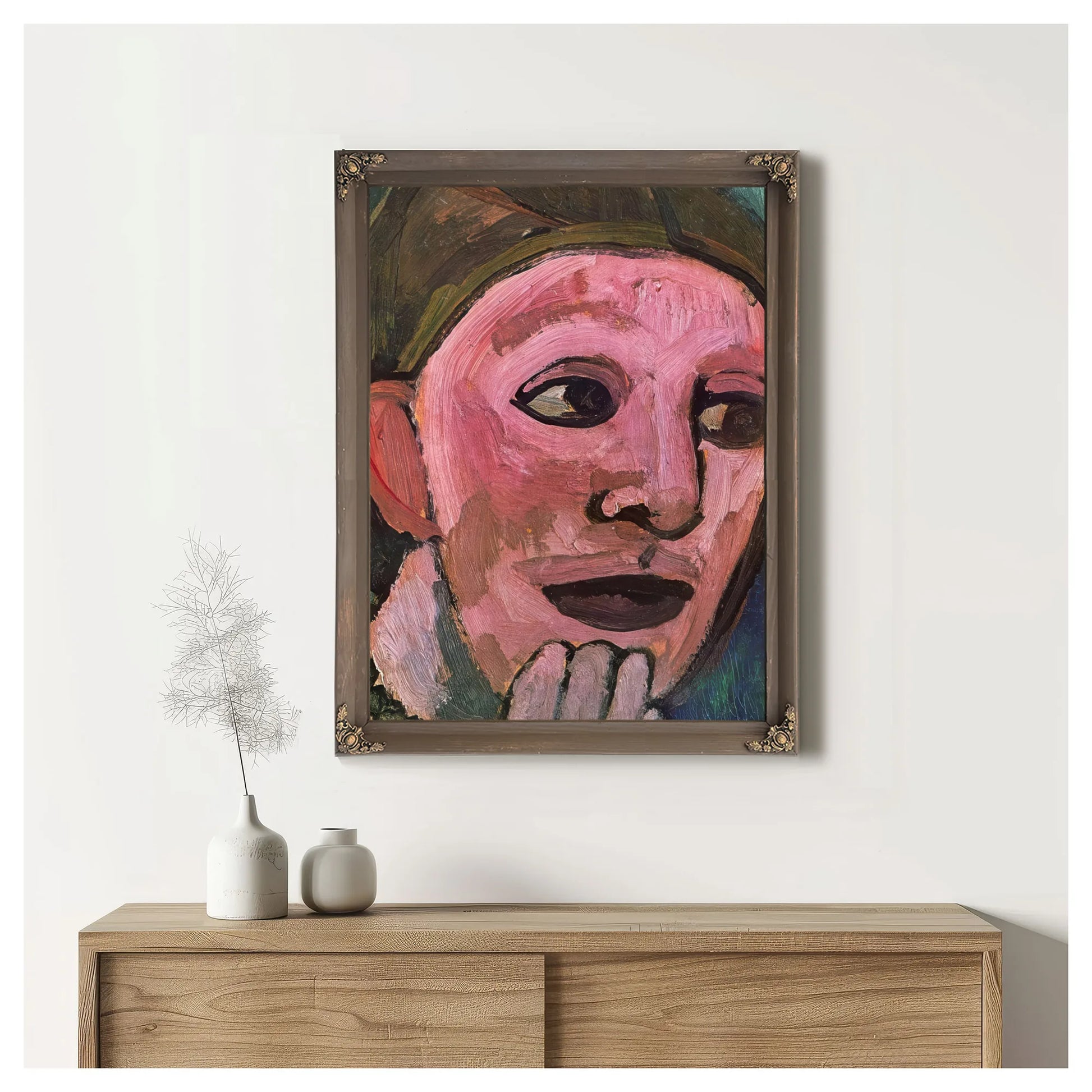 Self Portrait 10 By Paula Modersohn Becker Fine Art Print