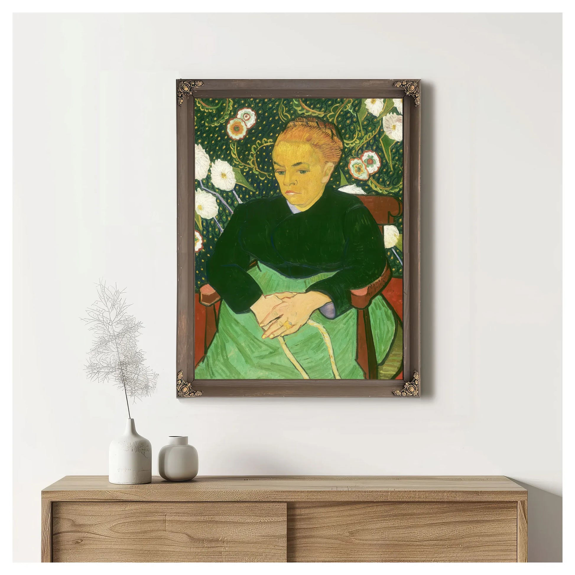 Madame Roulin Rocking The Cradle (La Berceuse) By Vincent Van Gogh Fine Art Print