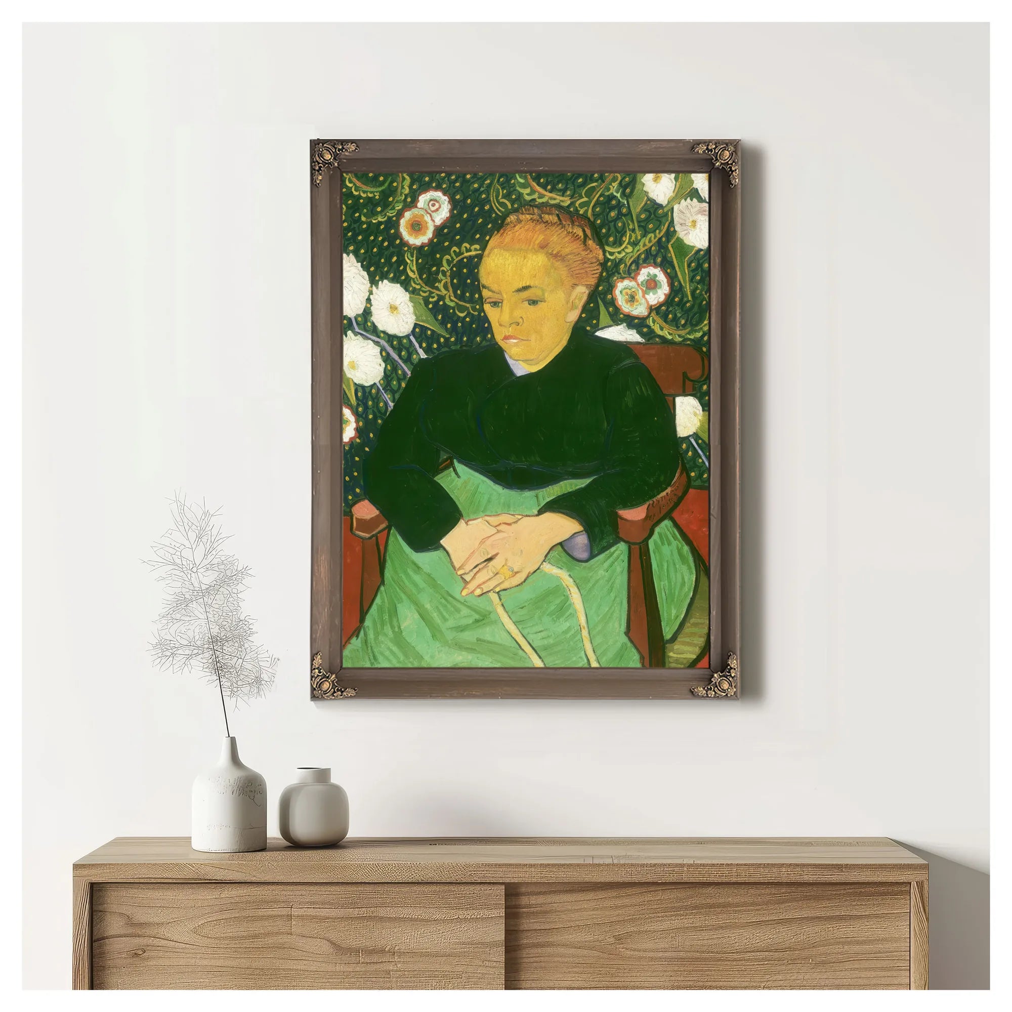 Madame Roulin Rocking The Cradle (La Berceuse) By Vincent Van Gogh Fine Art Print